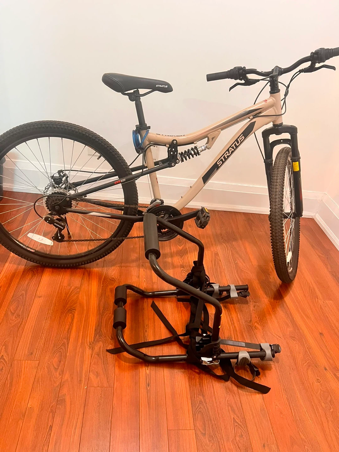 Supercycle Stratus Dual-Suspension Mountain Bike – Sand/Tan