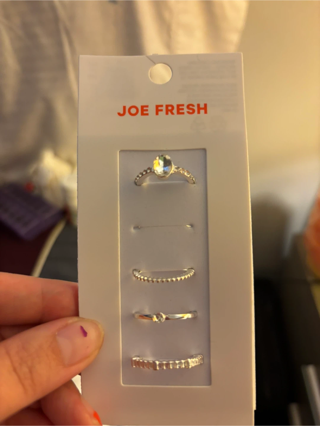 Joe fresh rings