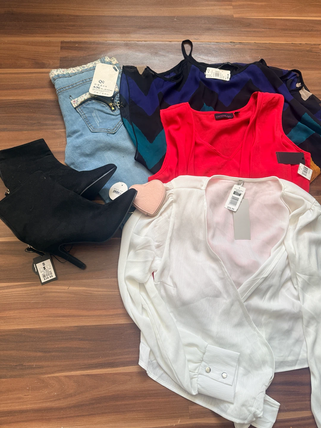 Assorted Women's Clothing and Boots Bundle