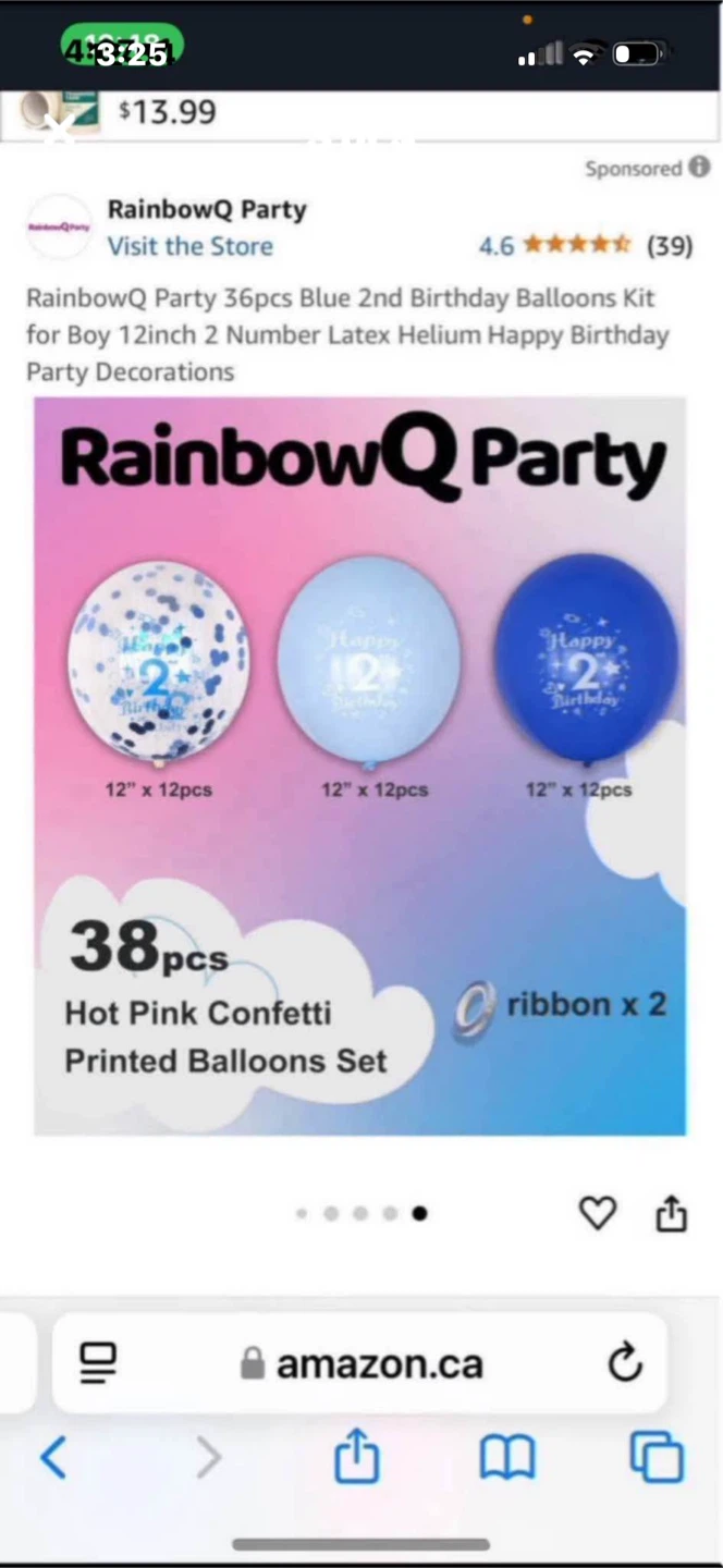 NEW 3rd/4th Birthday Balloons - photo 4