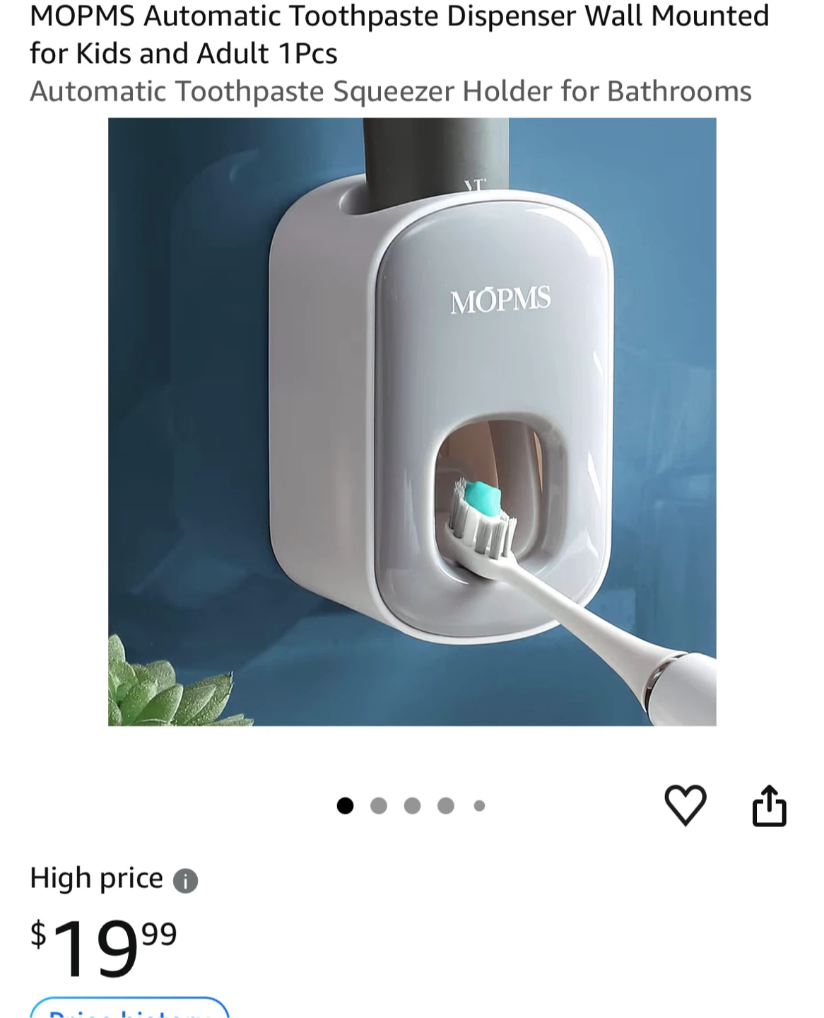 MOPMS Automatic Toothpaste Dispenser - photo 3
