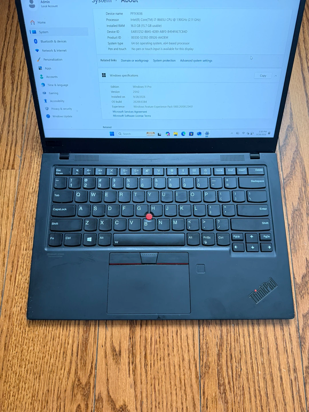 Lenovo X1 Gen 7 16GB RAM/512GB SSD/Fully Functional with Charger - photo 4