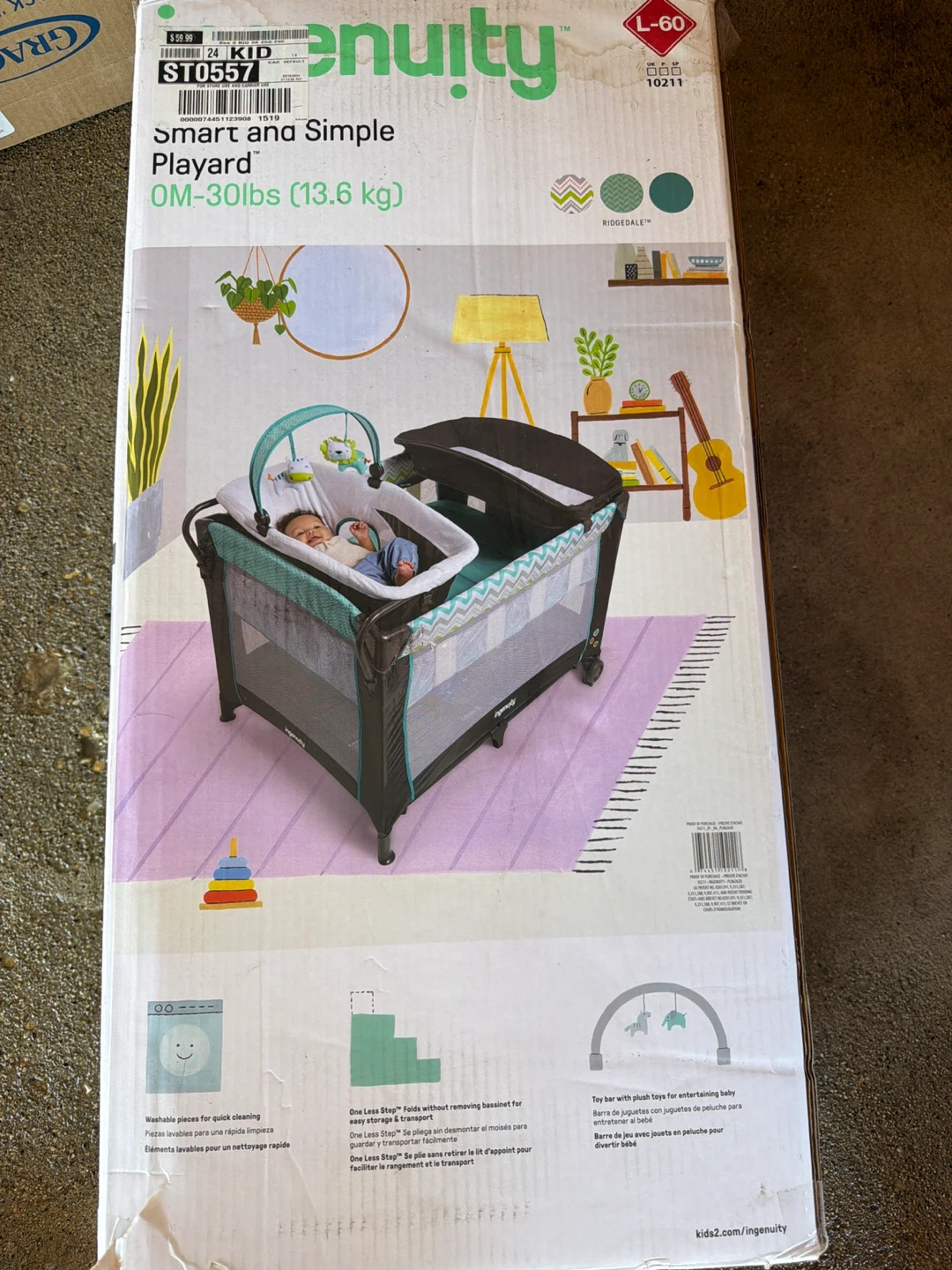 Ingenuity Smart and Simple Playard