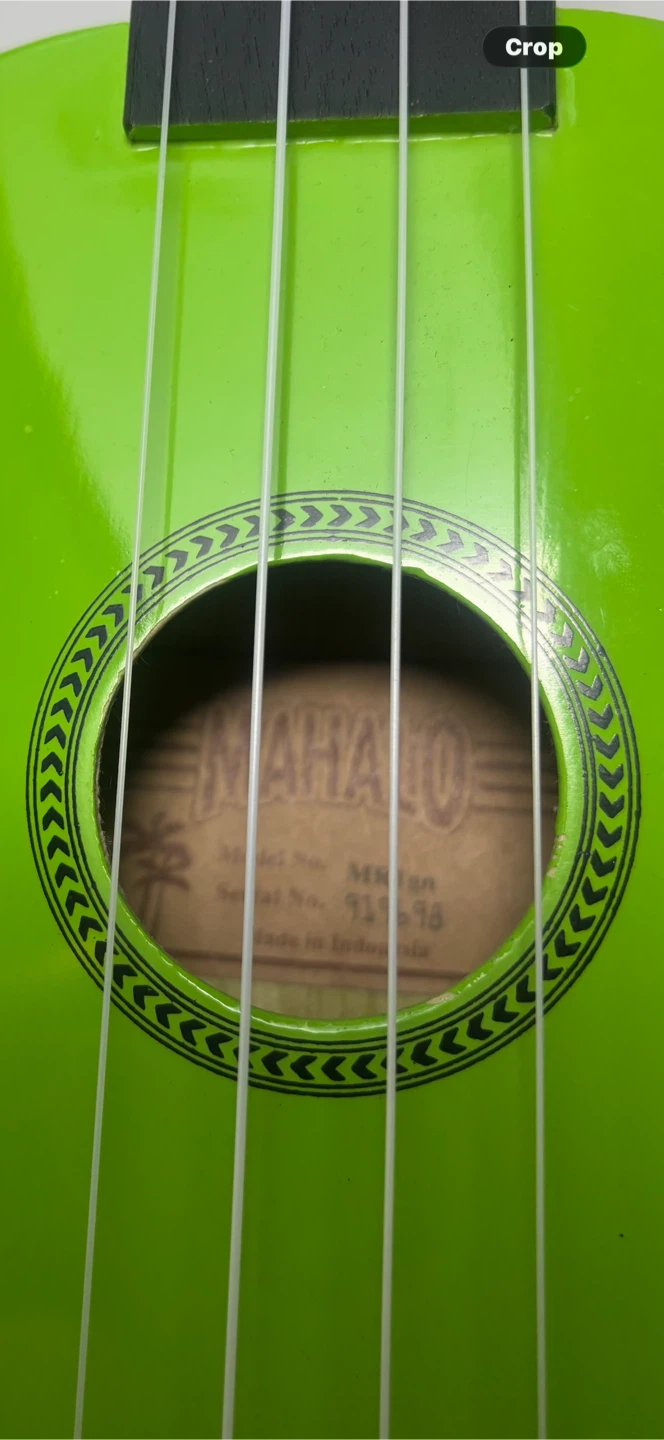 Mahalo Rainbow Series MR1 Soprano Ukulele glossy green - photo 5