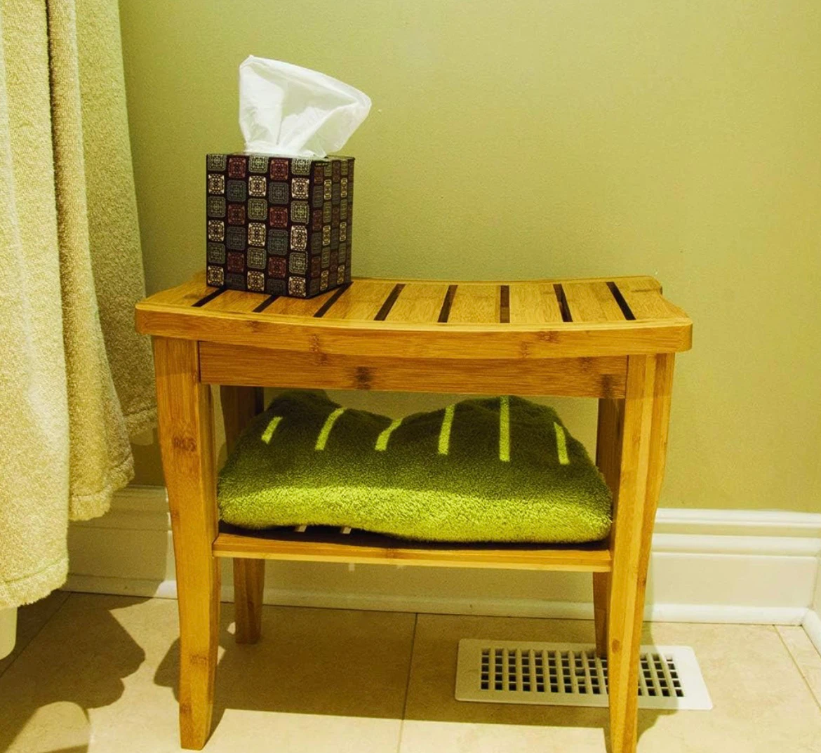 BIOS Living Bamboo Shower Bench - photo 4