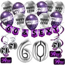 NEW 60 & Sexy Birthday Decor - photo 2