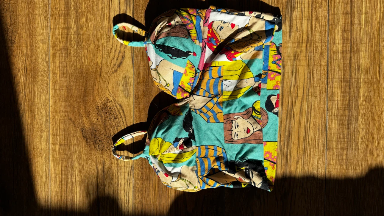 Graphic Print Crop Top - photo 2