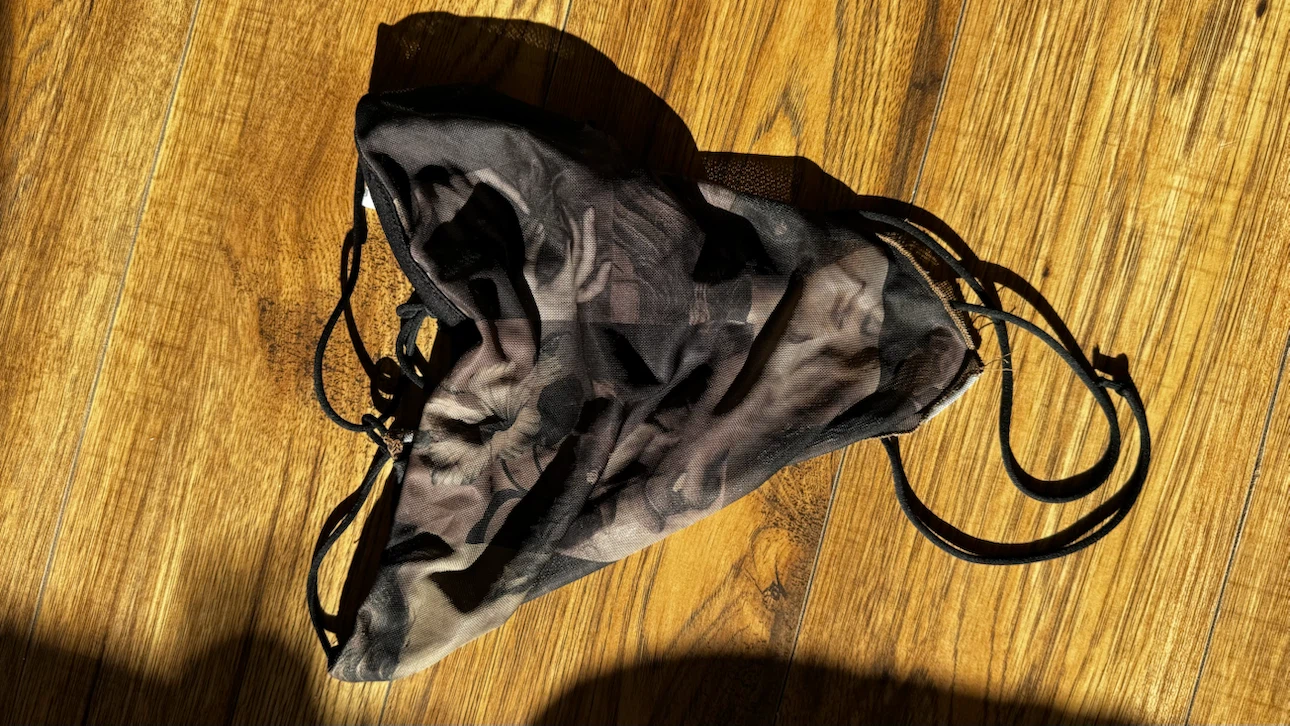 Mesh halter top with graphic print
