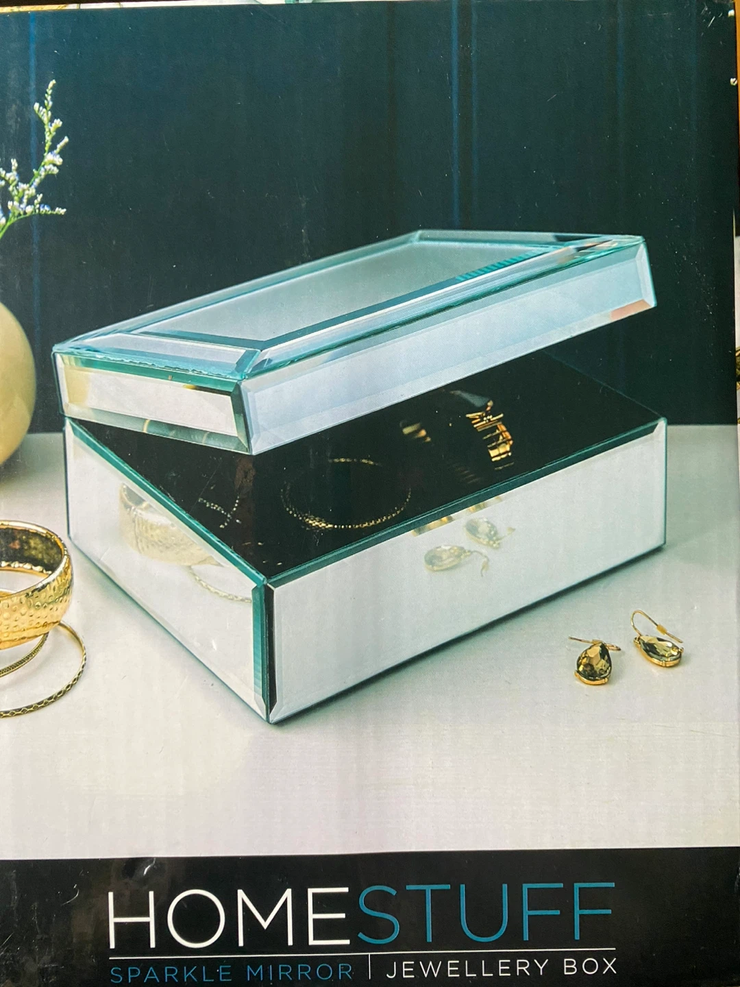 HOMESTUFF Sparkle Mirror Jewellery Box