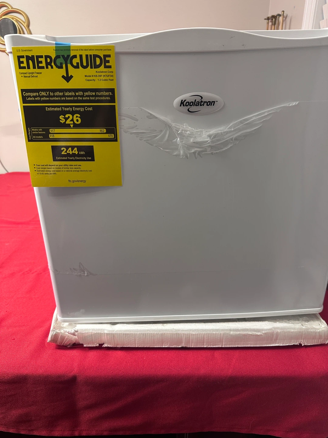 Koolatron Compact Upright Freezer