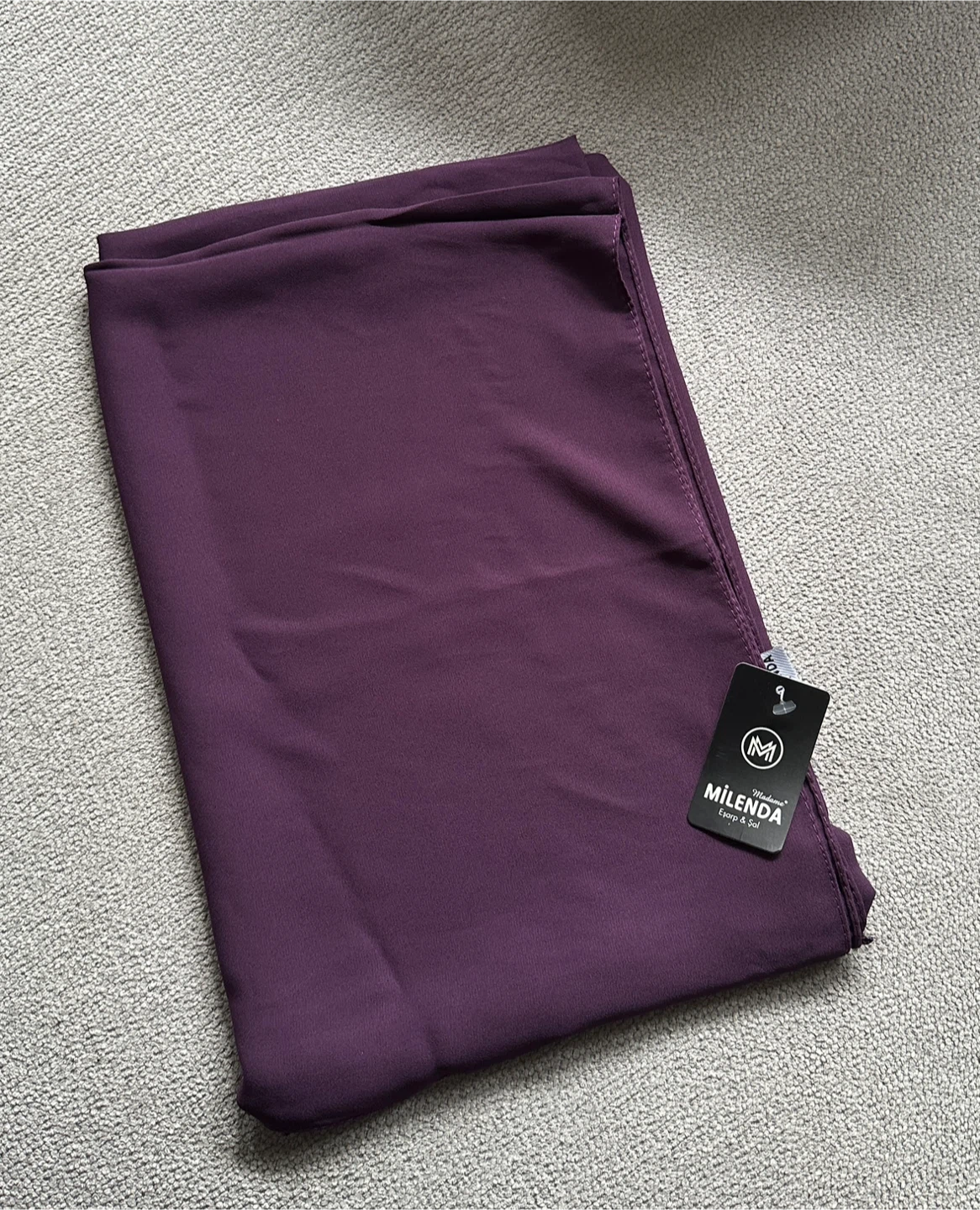 Madame Milenda Plum Purple Scarf - $7 - New