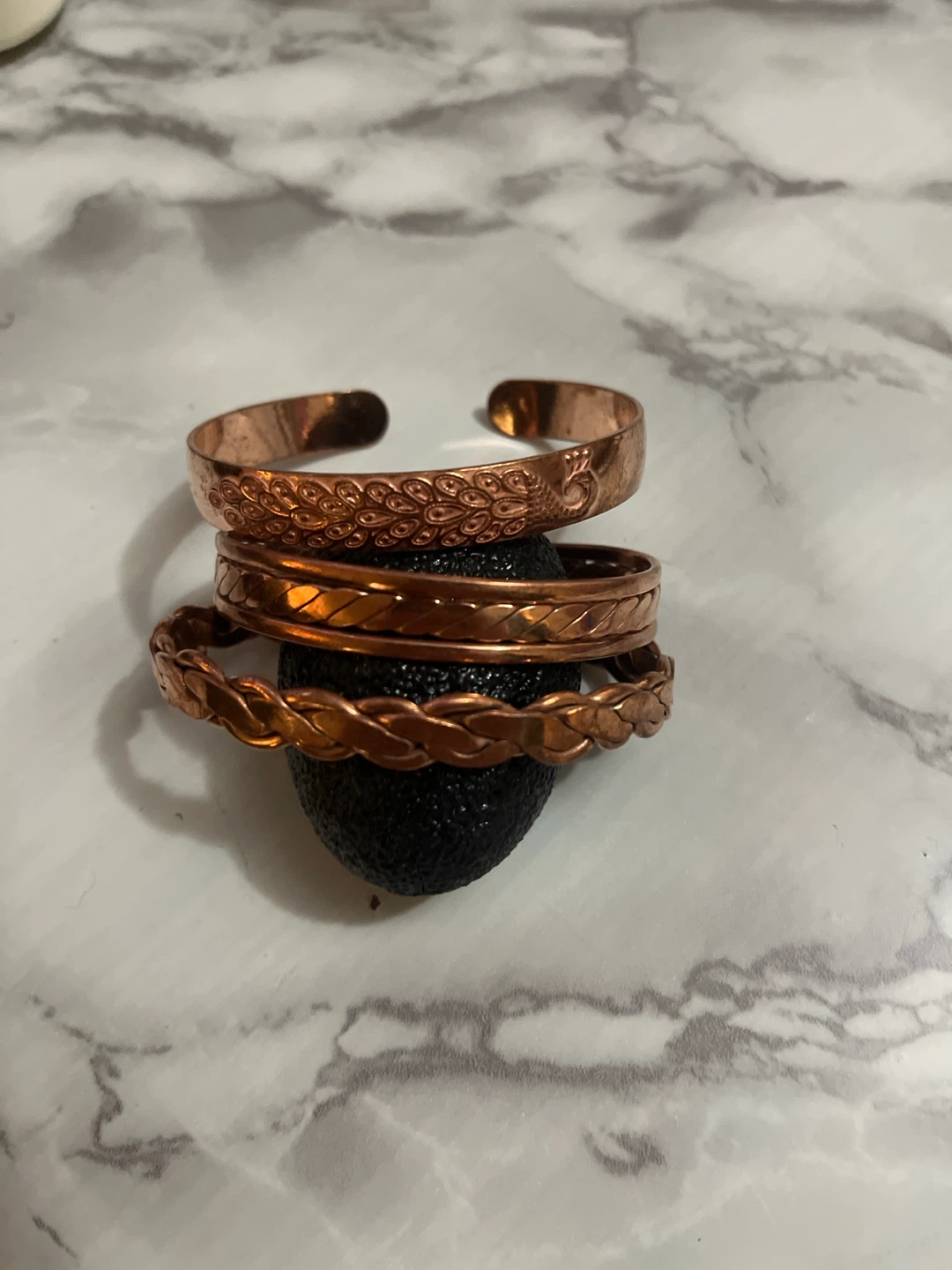 Set of 3 Copper Bracelets