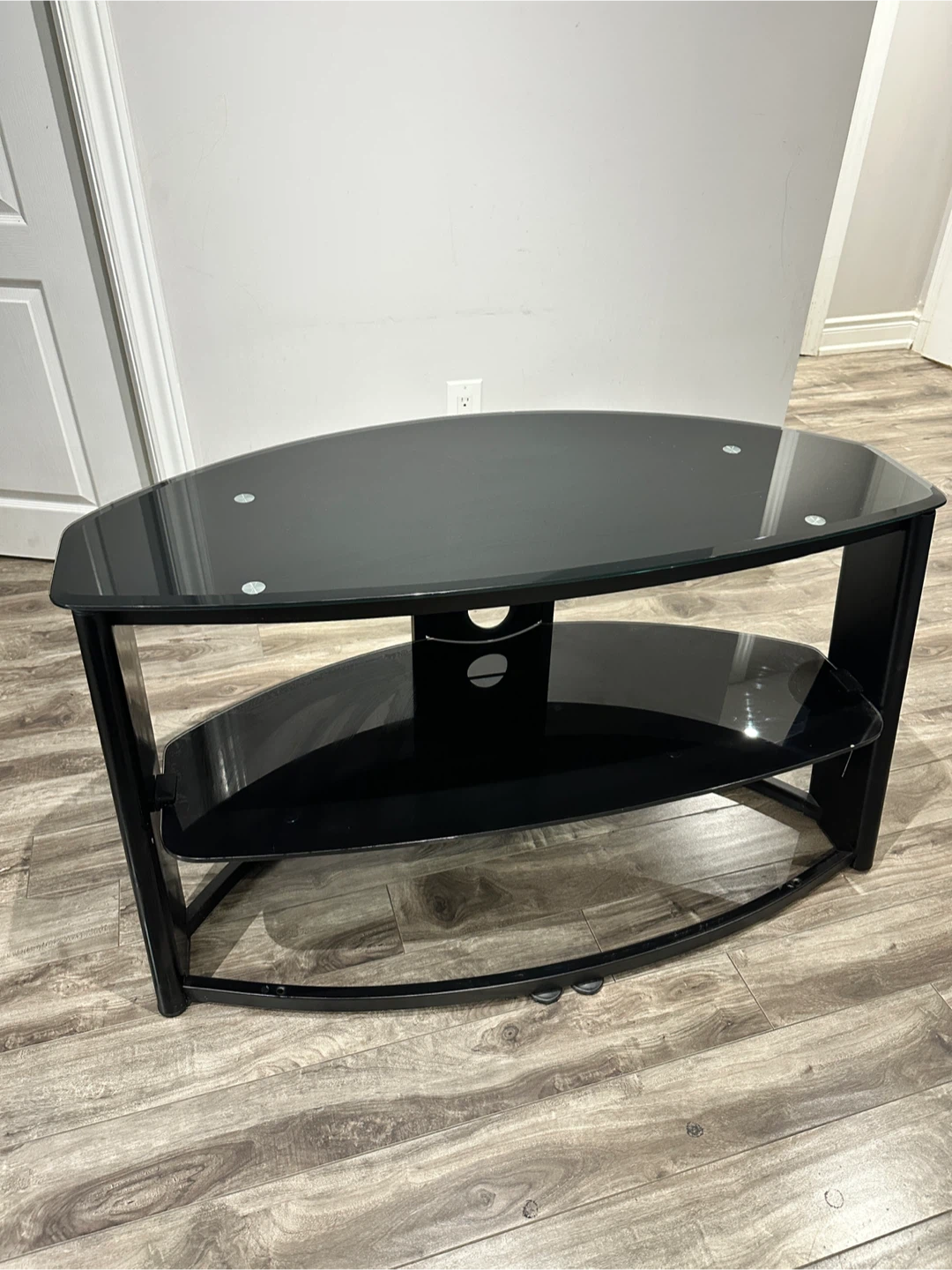 Black glass TV stand/ Decorative Table