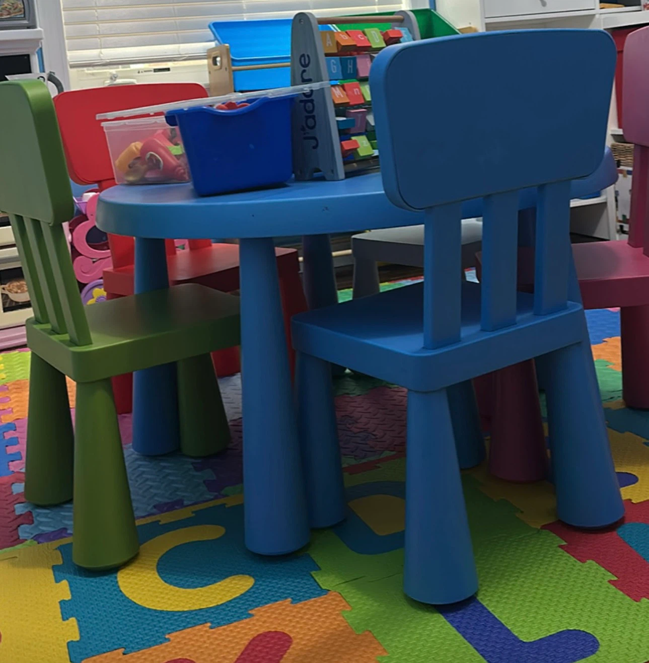IKEA Mammut Kids Table and Chairs Set