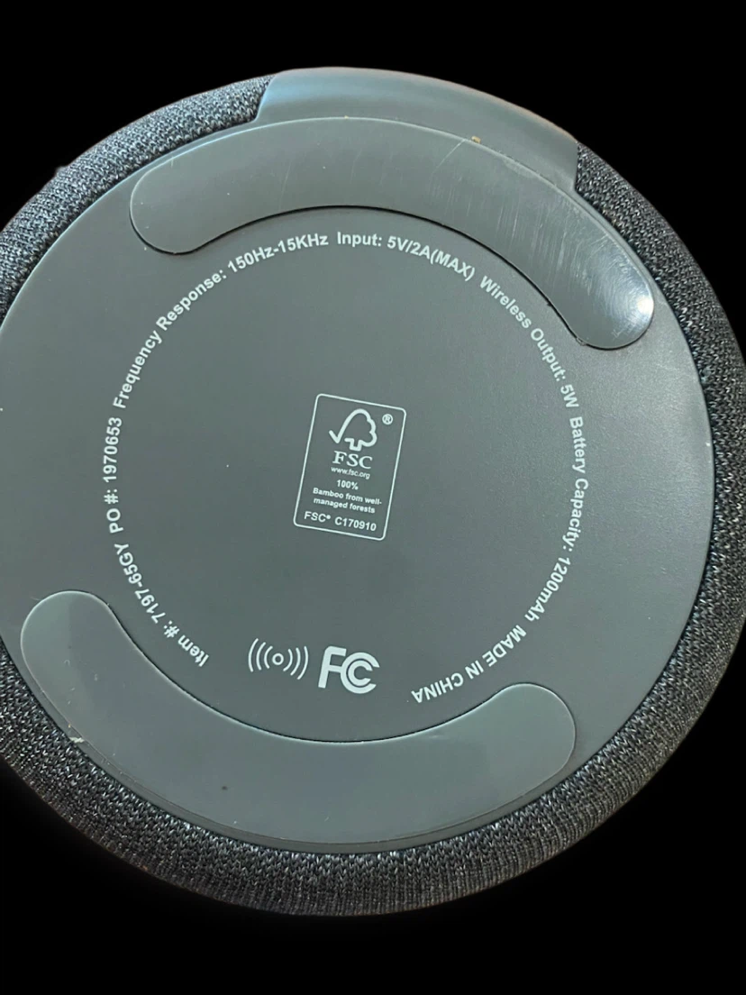 TD Wireless Speaker with Bamboo Top - photo 3