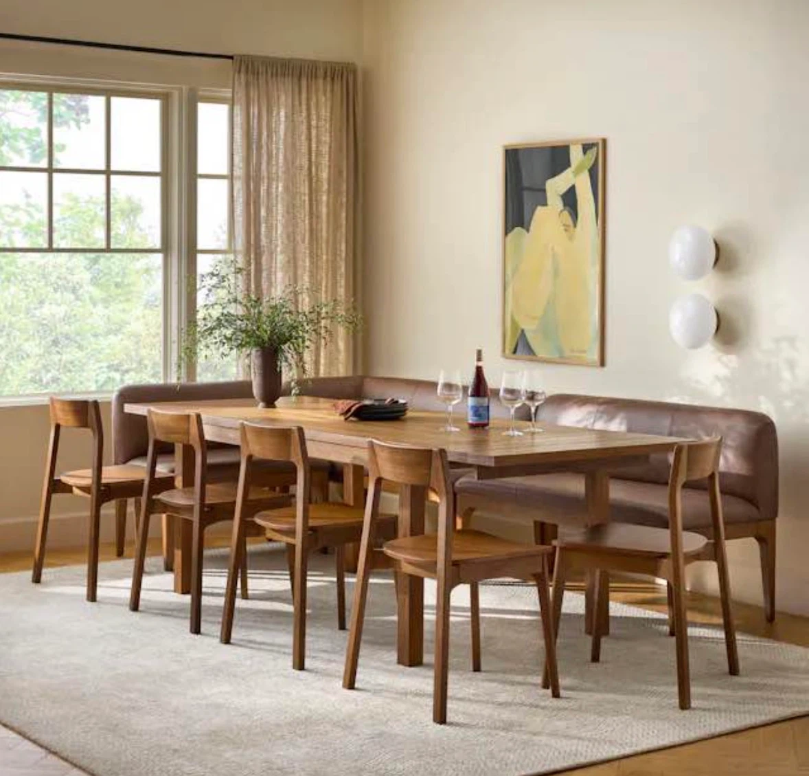 Ashford Smoked Wood Dining Table New - photo 2