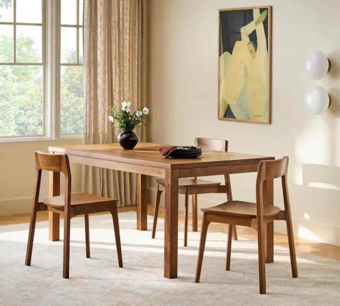 Ashford Smoked Wood Dining Table New - photo 3