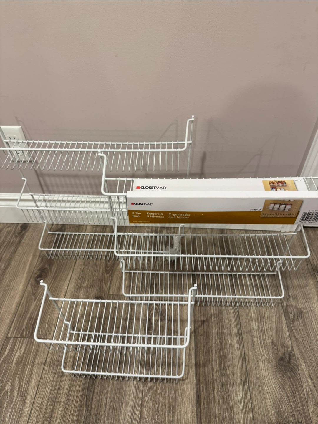 ClosetMaid 3-Tier Rack and 2-tier rack