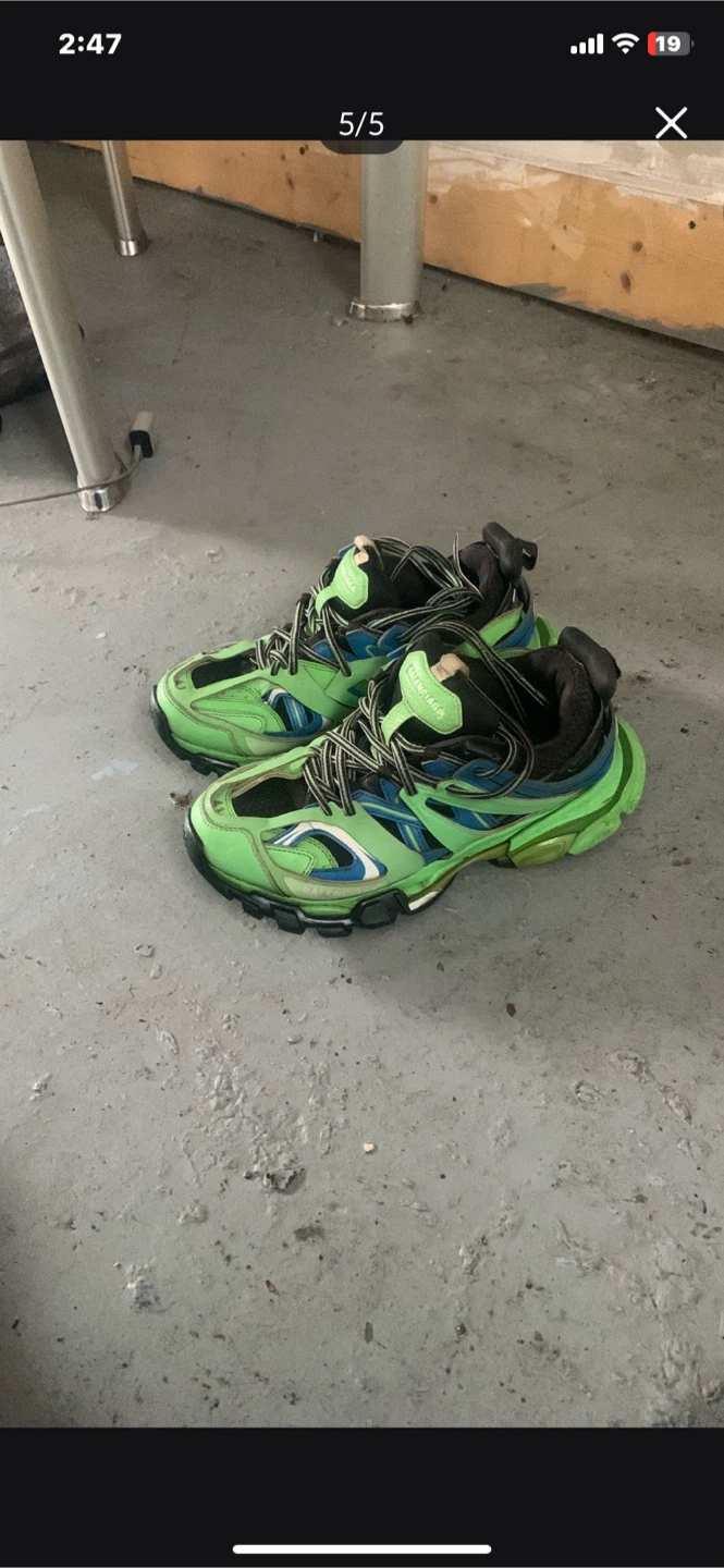 Balenciaga Track Sneakers Green - photo 3