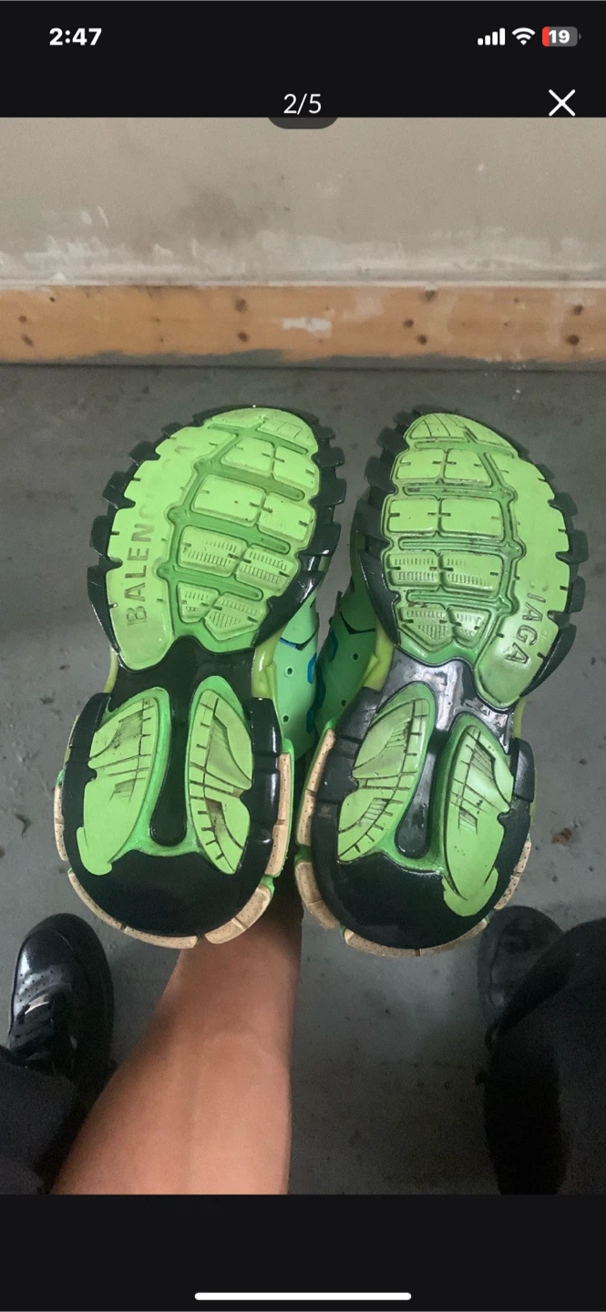 Balenciaga Track Sneakers Green - photo 4