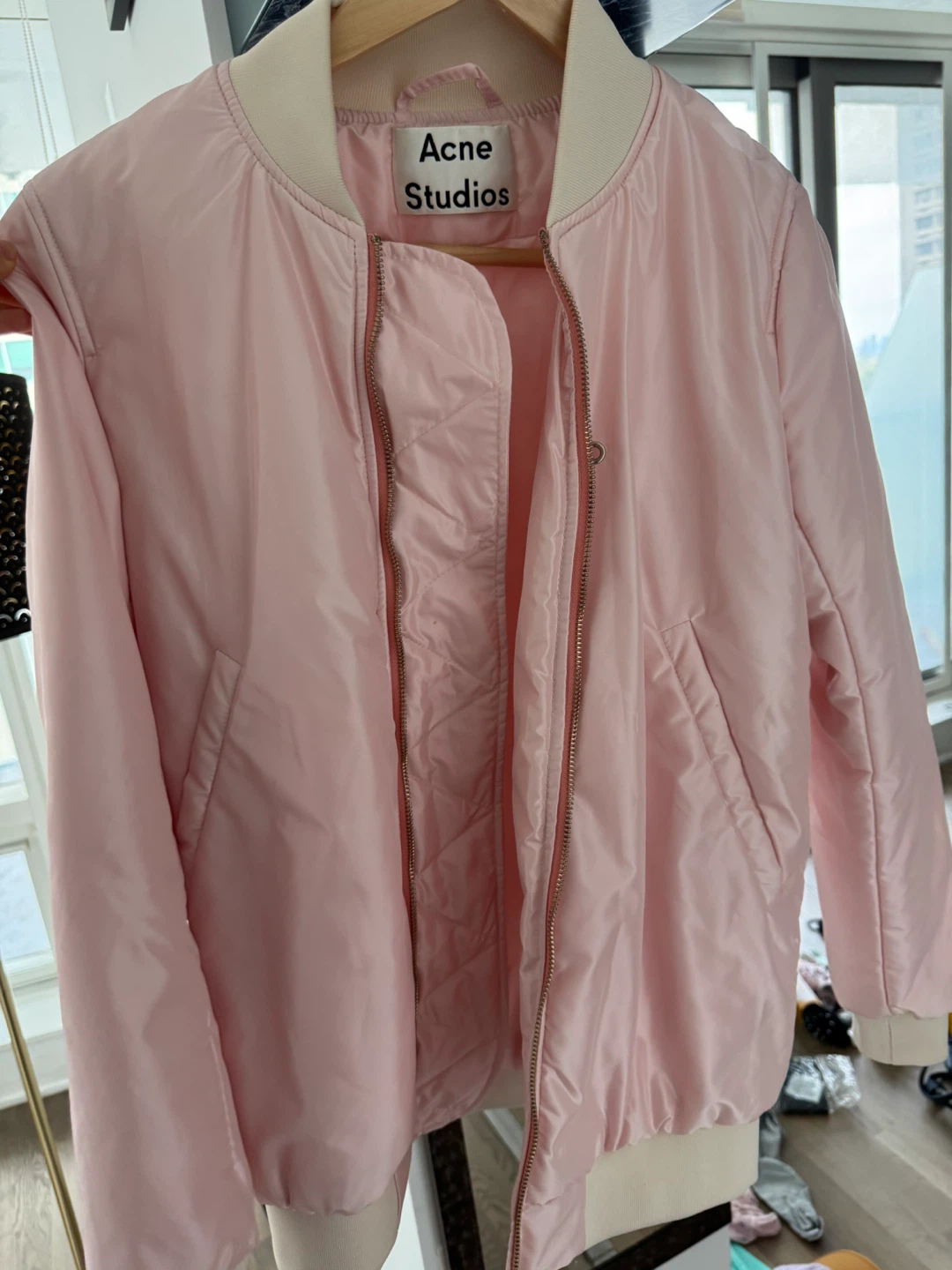 Acne Studios Pink Bomber Jacket