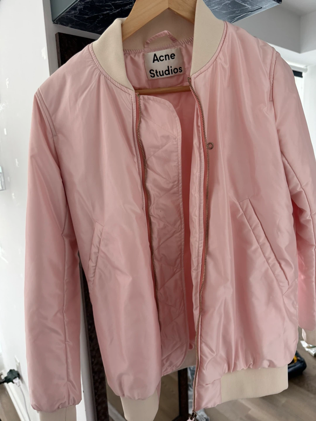 Acne Studios Pink Bomber Jacket - photo 3