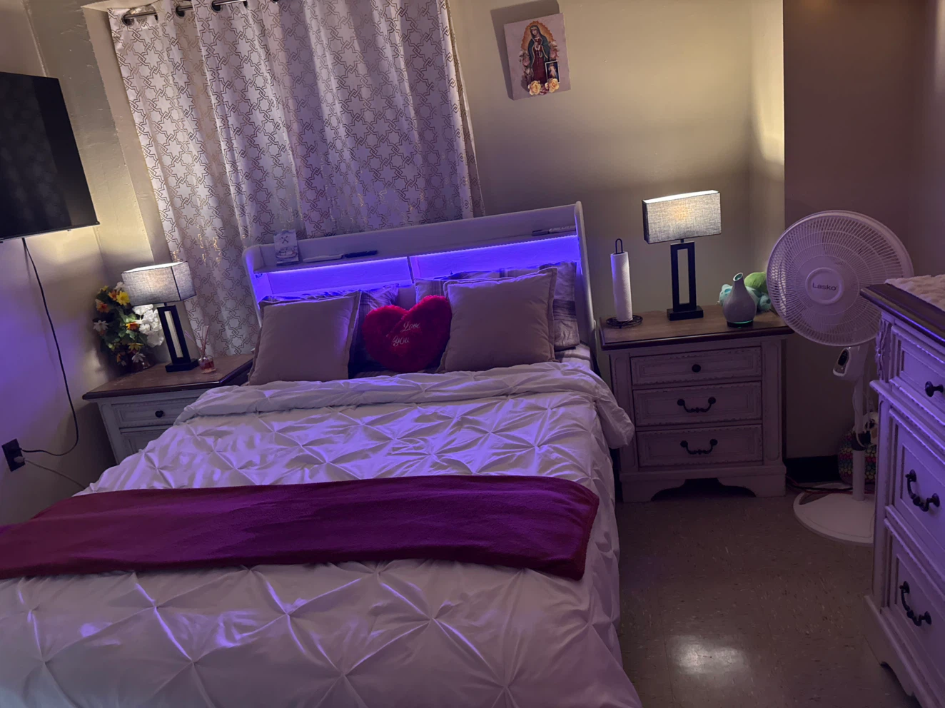 LED Headboard Bed Frame - photo 2