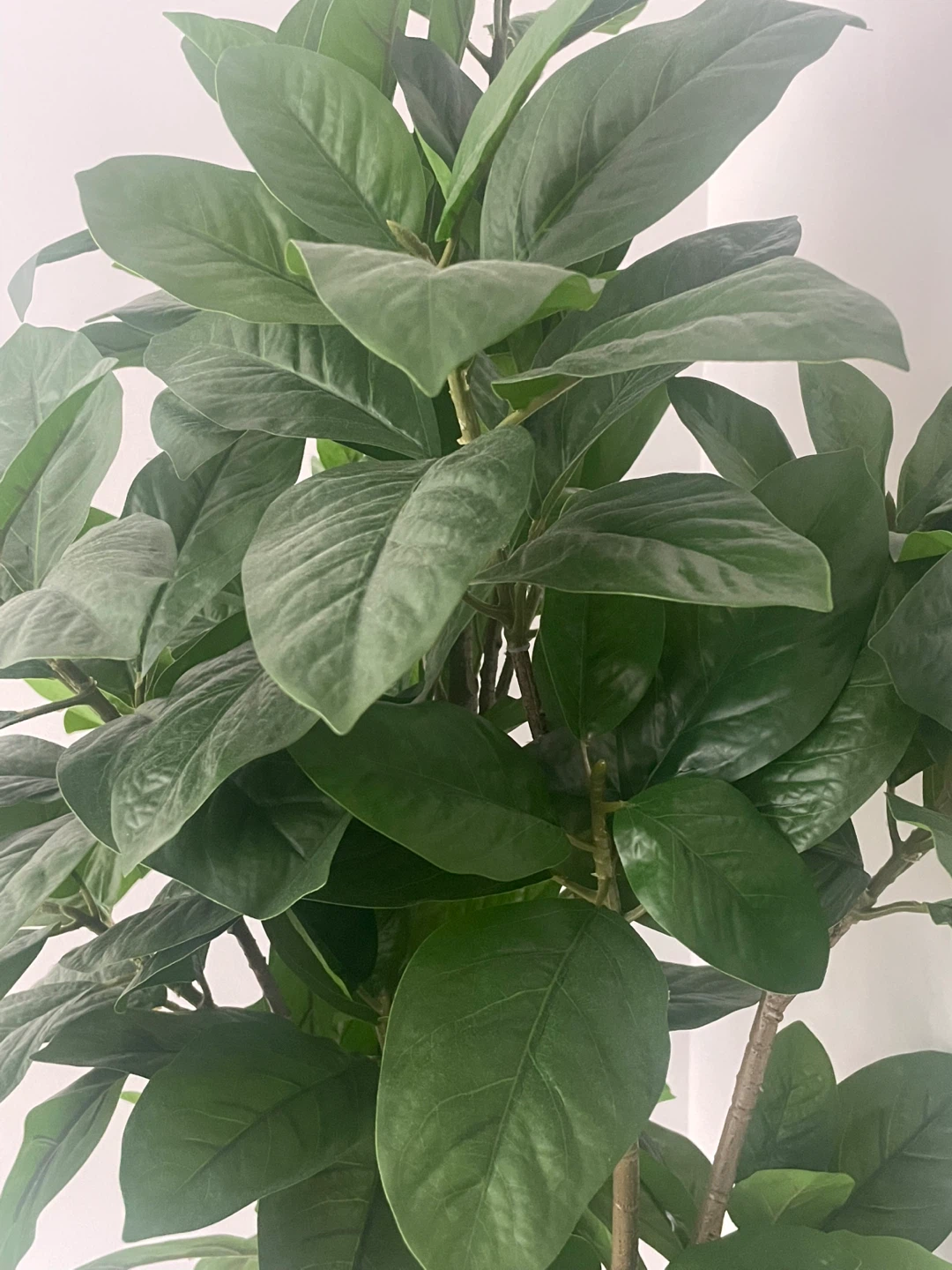 Artificial Faux Leaf Plant + Pot - photo 2