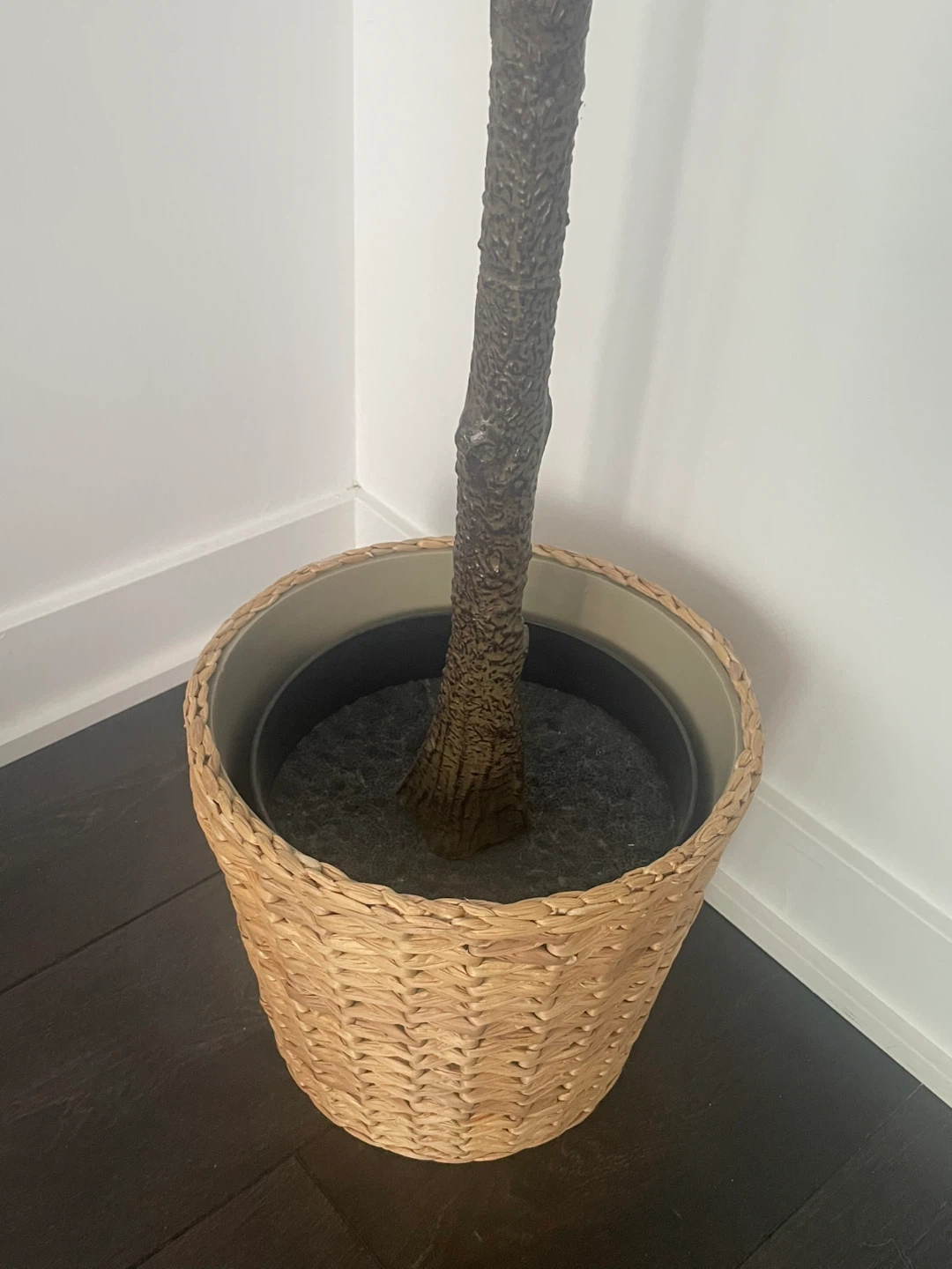 Artificial Faux Leaf Plant + Pot - photo 3