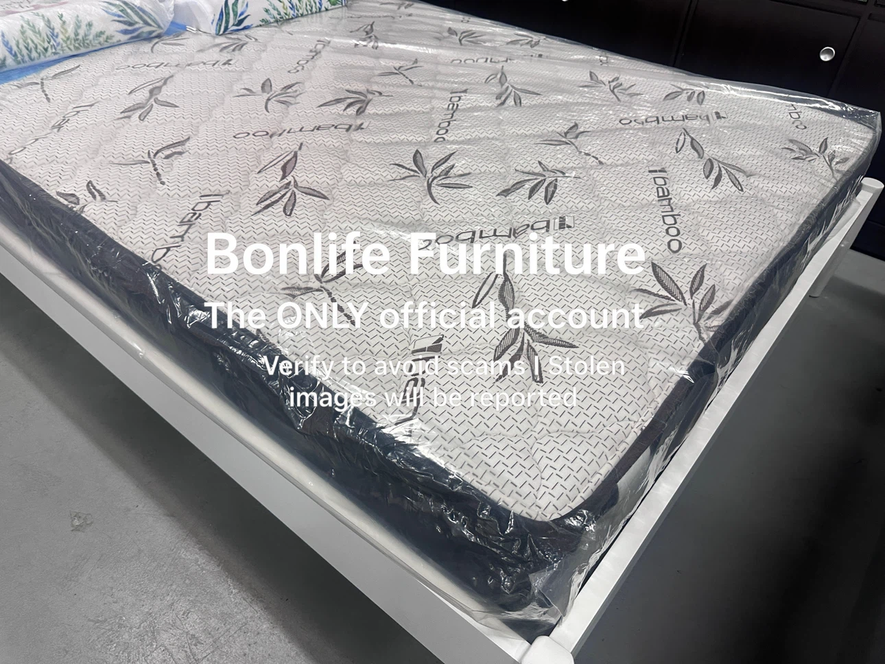 8” bamboo high density hard foam mattress
