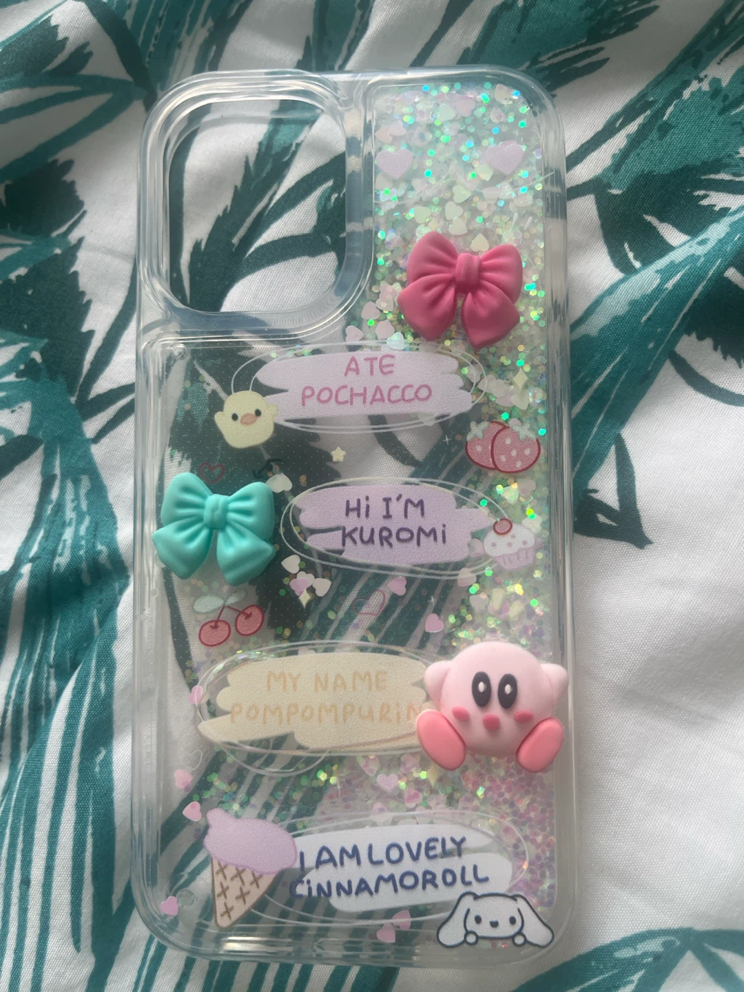 Sanrio Character Glitter iphone16 Case