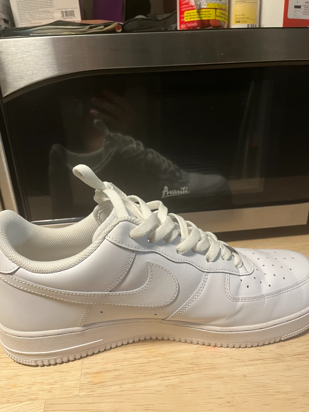 Nike Air Force 1 White Sneakers - photo 2