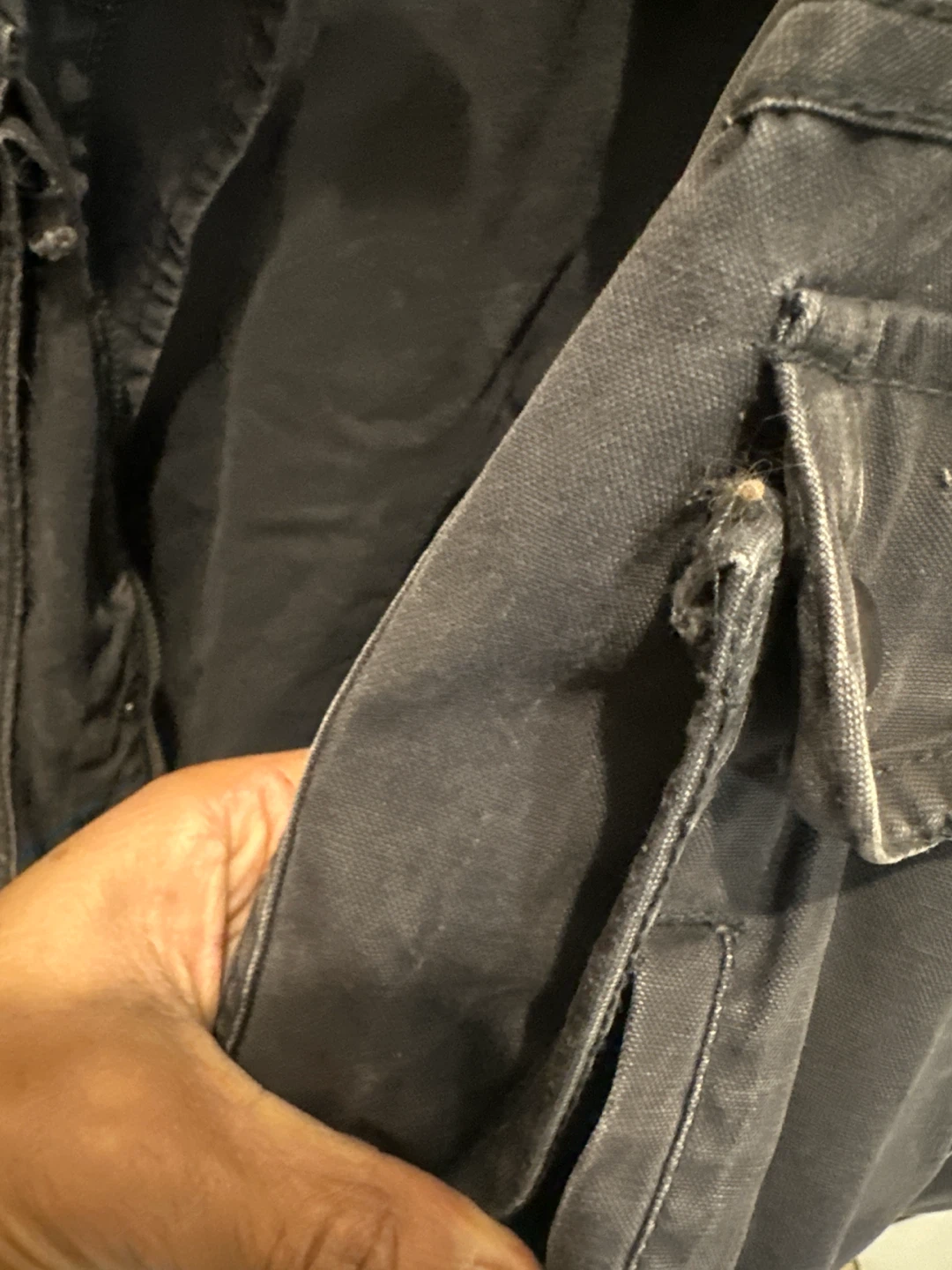 Converse One Star Black Canvas Jacket - photo 2