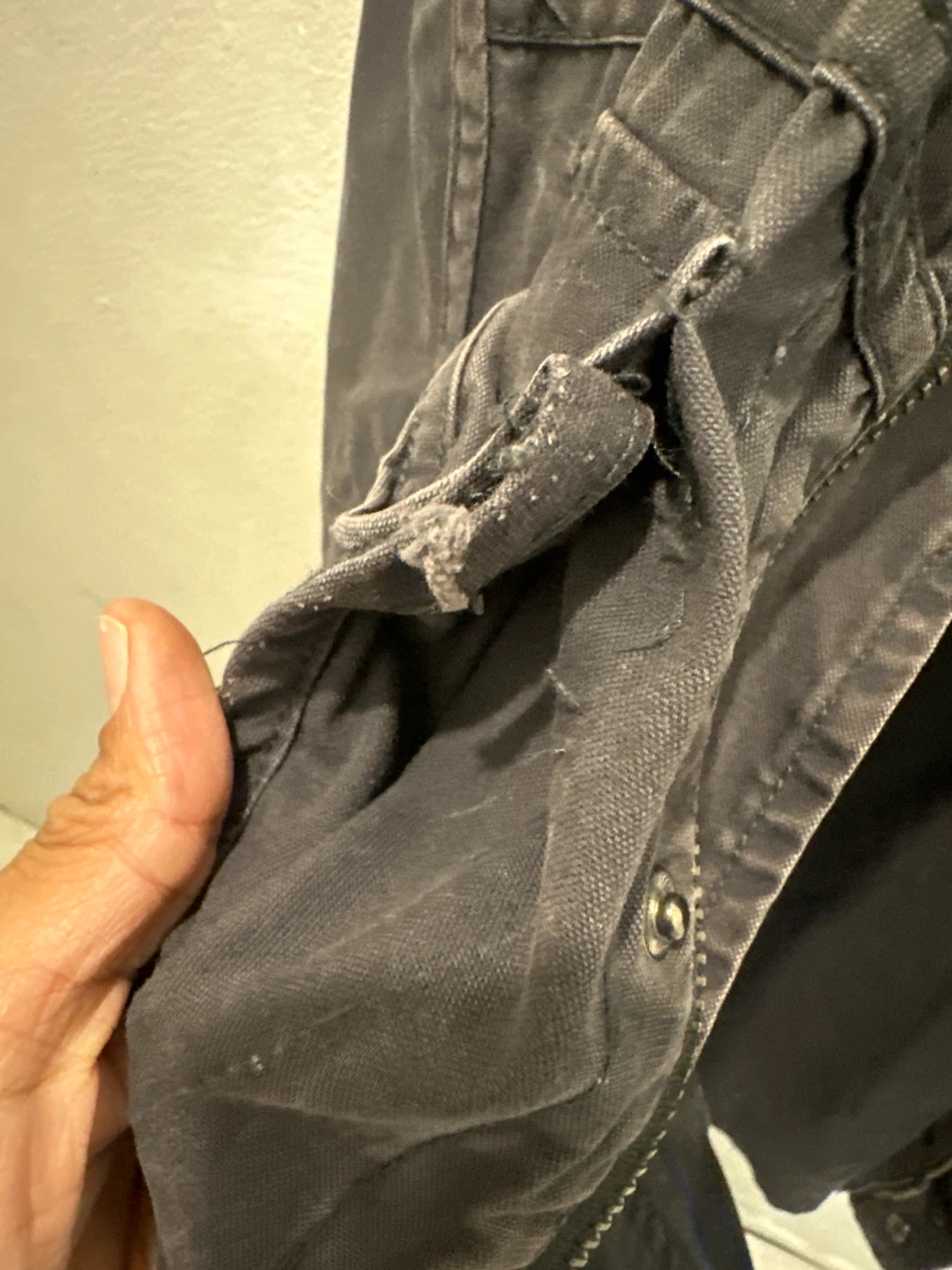 Converse One Star Black Canvas Jacket - photo 3