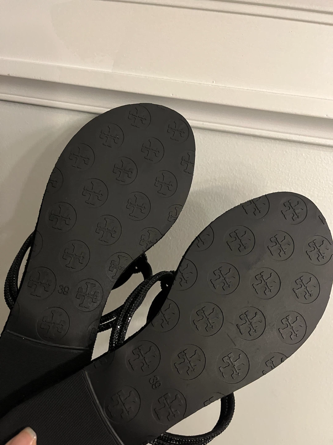 Tory Burch Black Embellished Sandals - photo 3