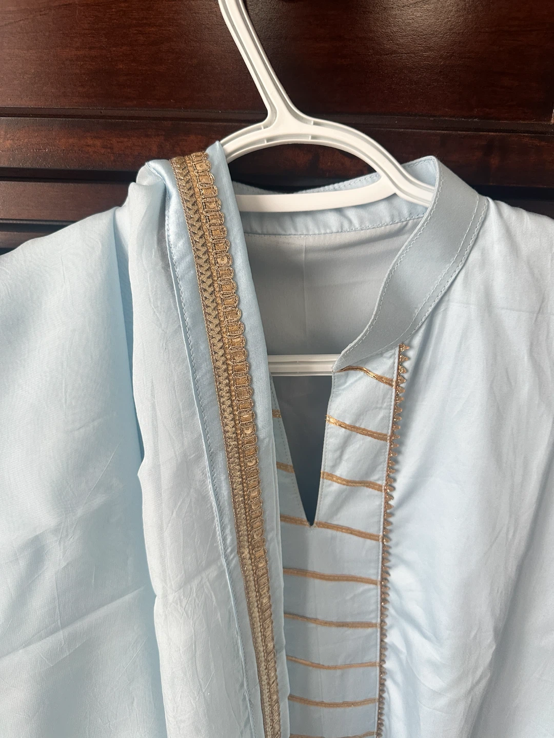 Light Blue Traditional Kurta - photo 5