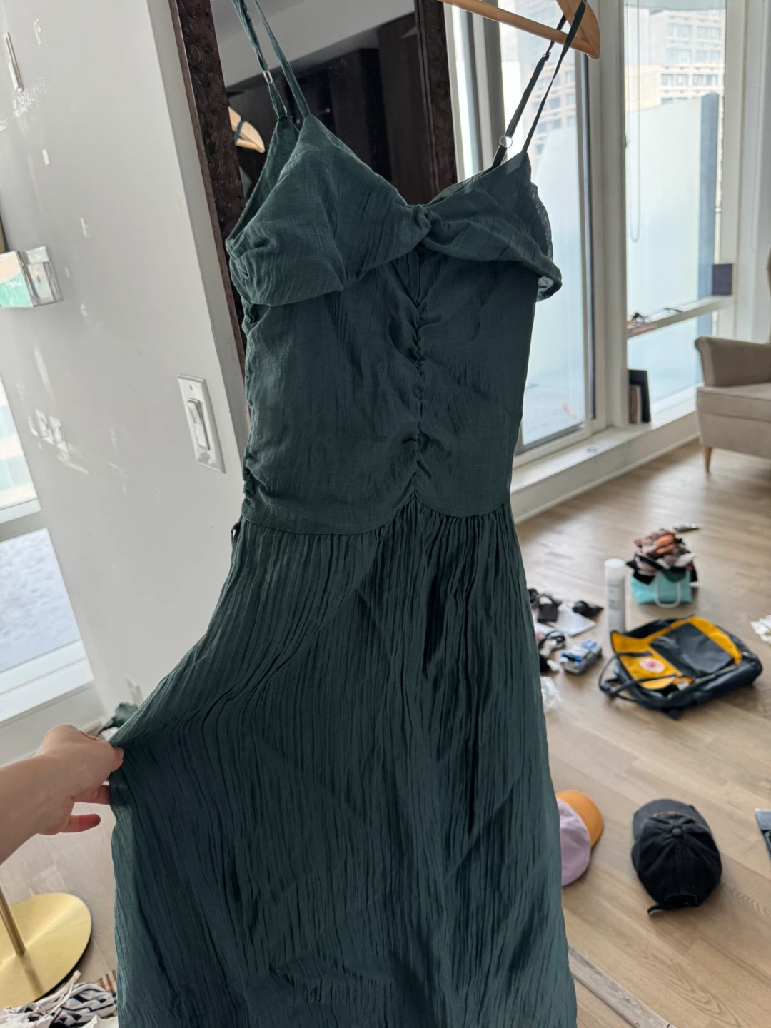 Dark Green Ballet Maxi Dress - photo 3