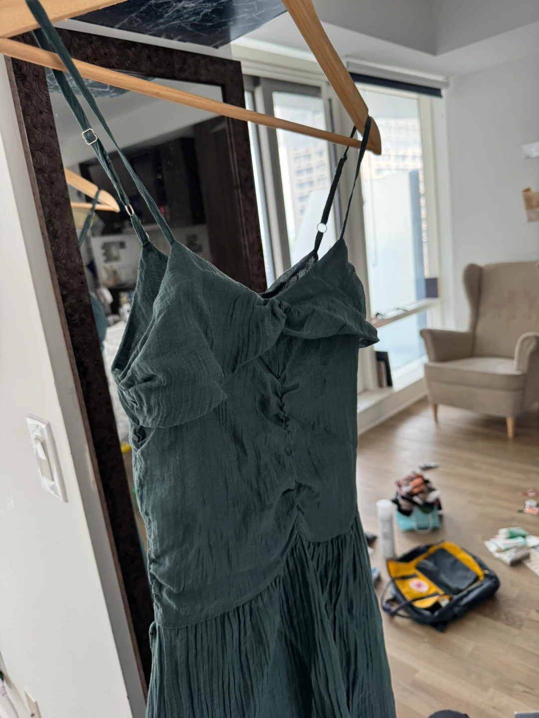 Dark Green Ballet Maxi Dress - photo 5