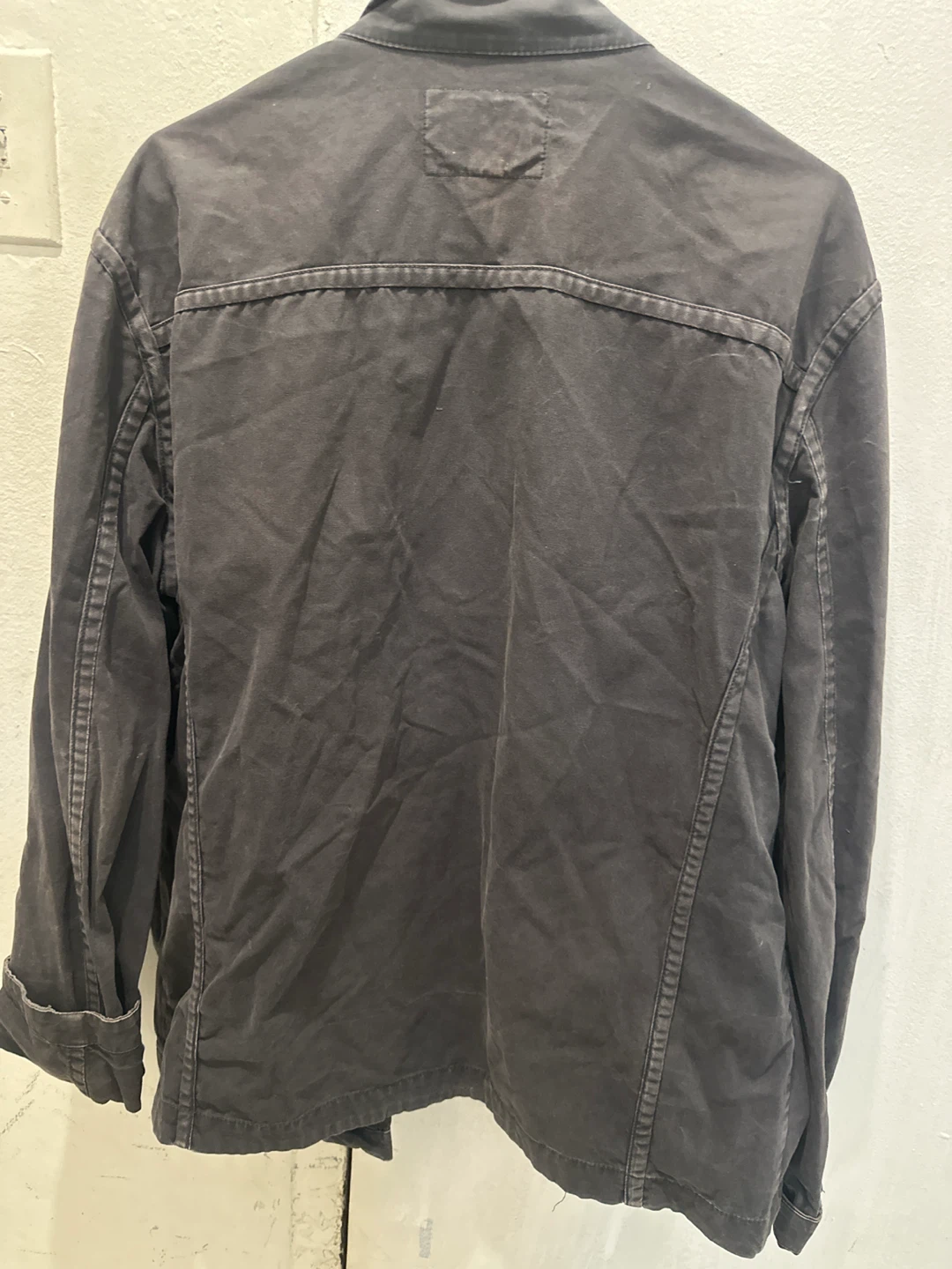 Converse One Star Black Canvas Jacket - photo 4
