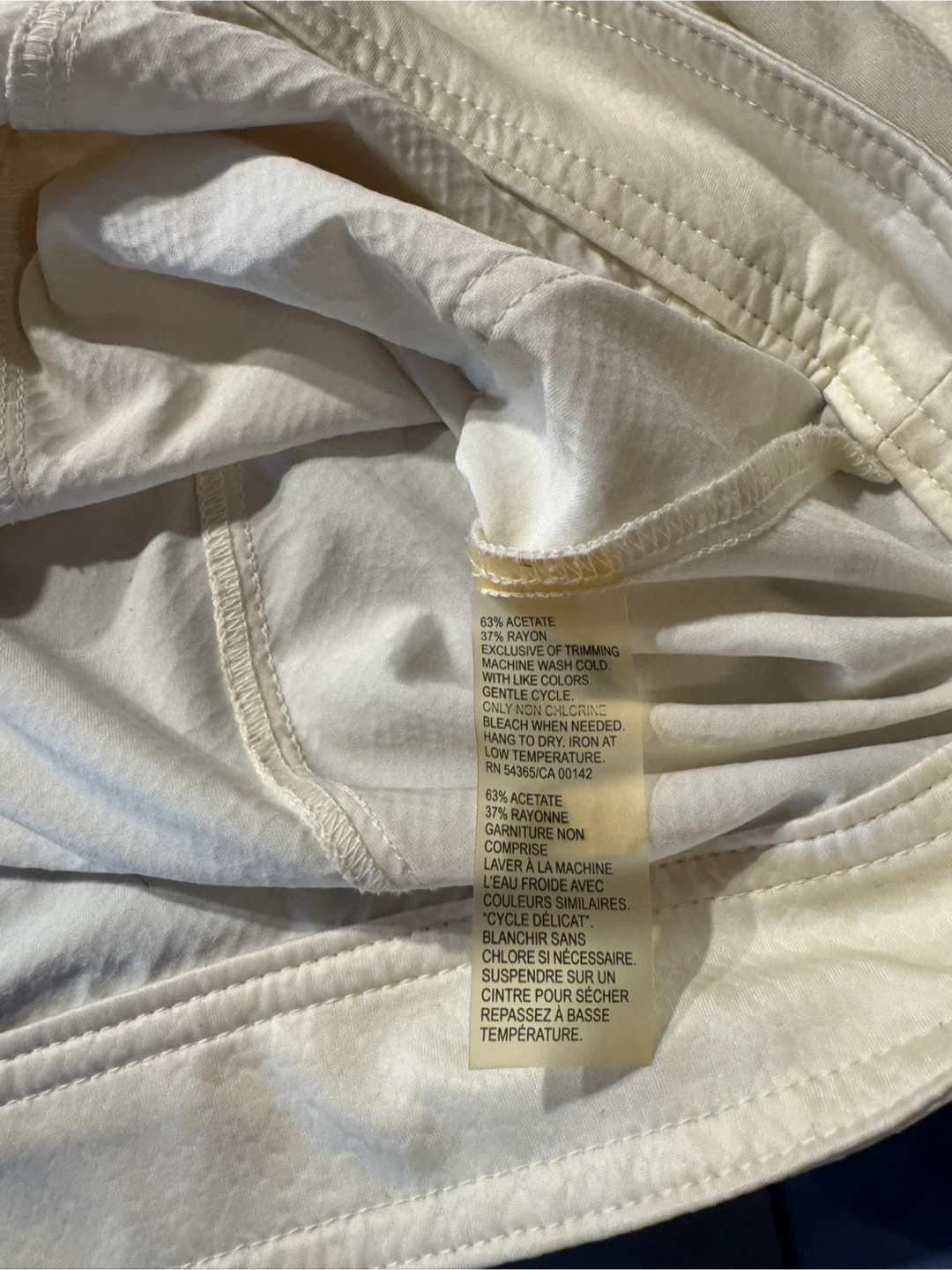 Tanjay Petites Off-White Zip-Up Jacket - Medium - photo 3