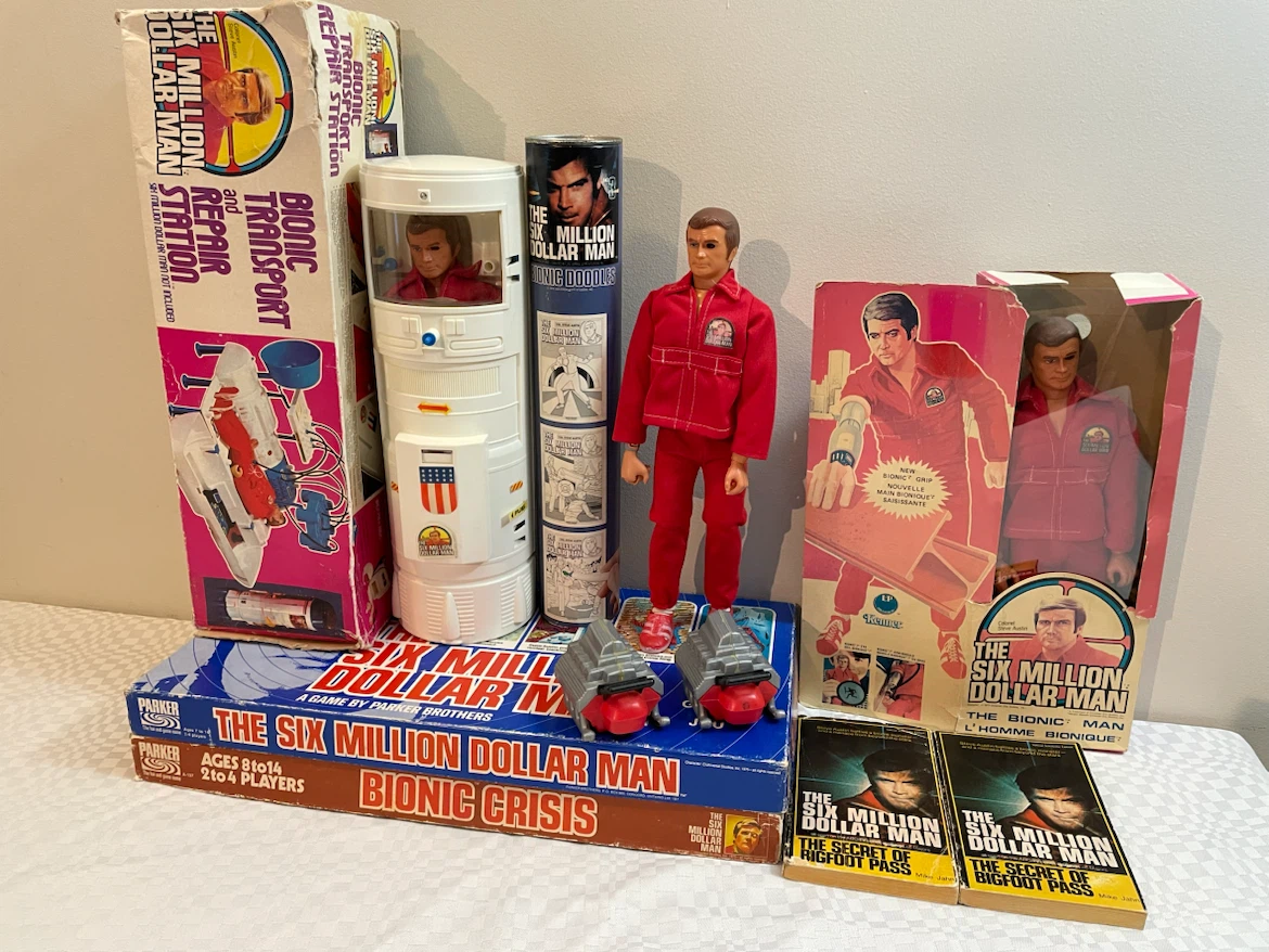 Vintage Six Million Dollar Man Collection
