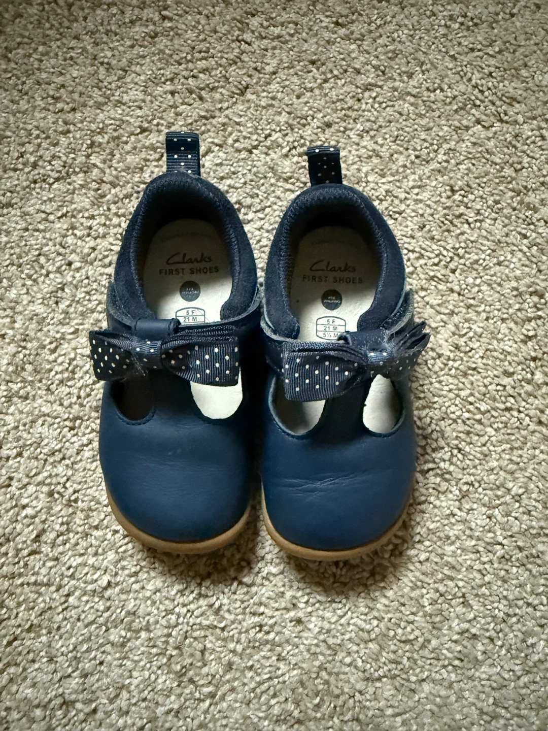 Clarks First Shoes Navy Blue - photo 2