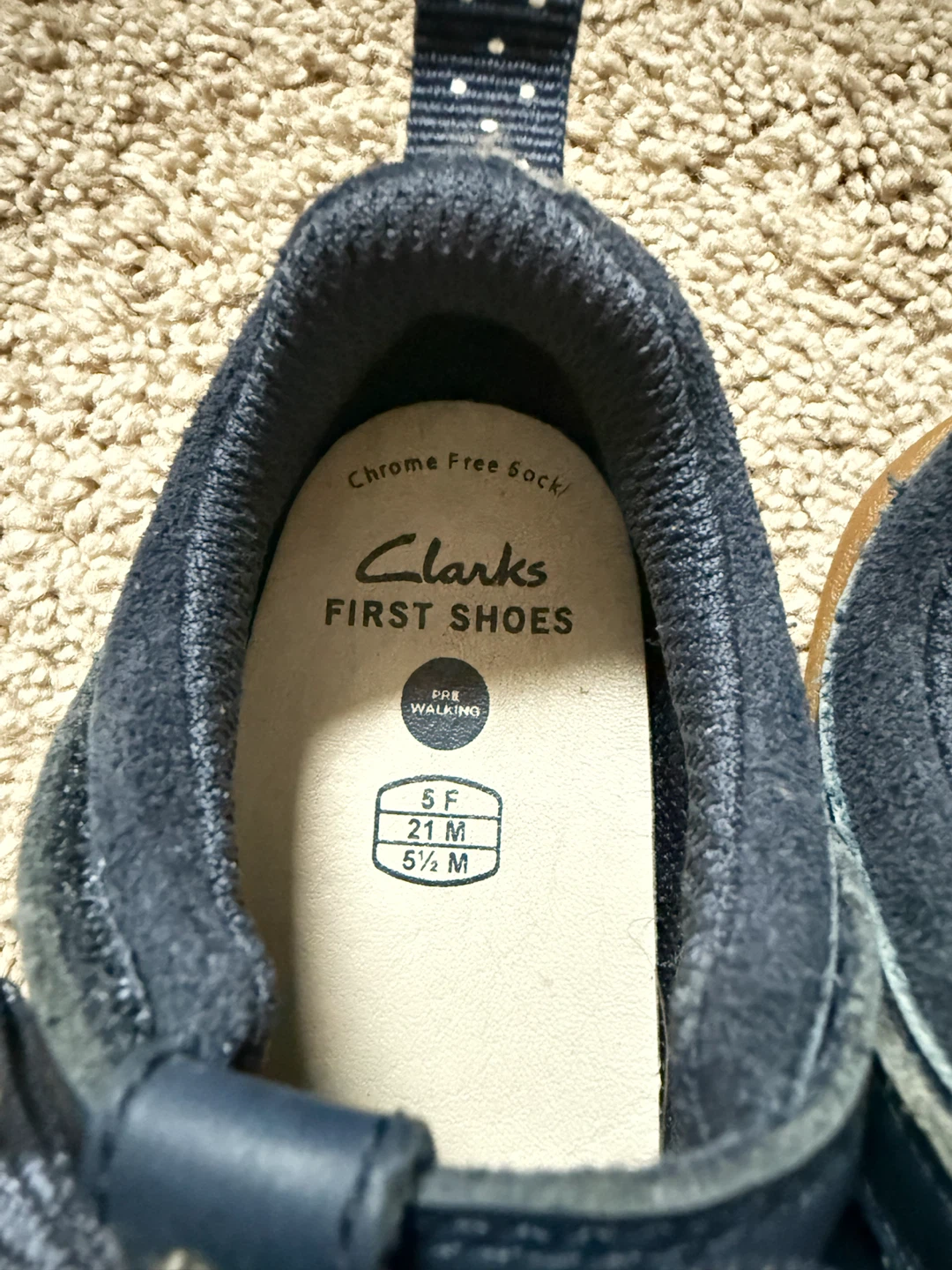 Clarks First Shoes Navy Blue - photo 3