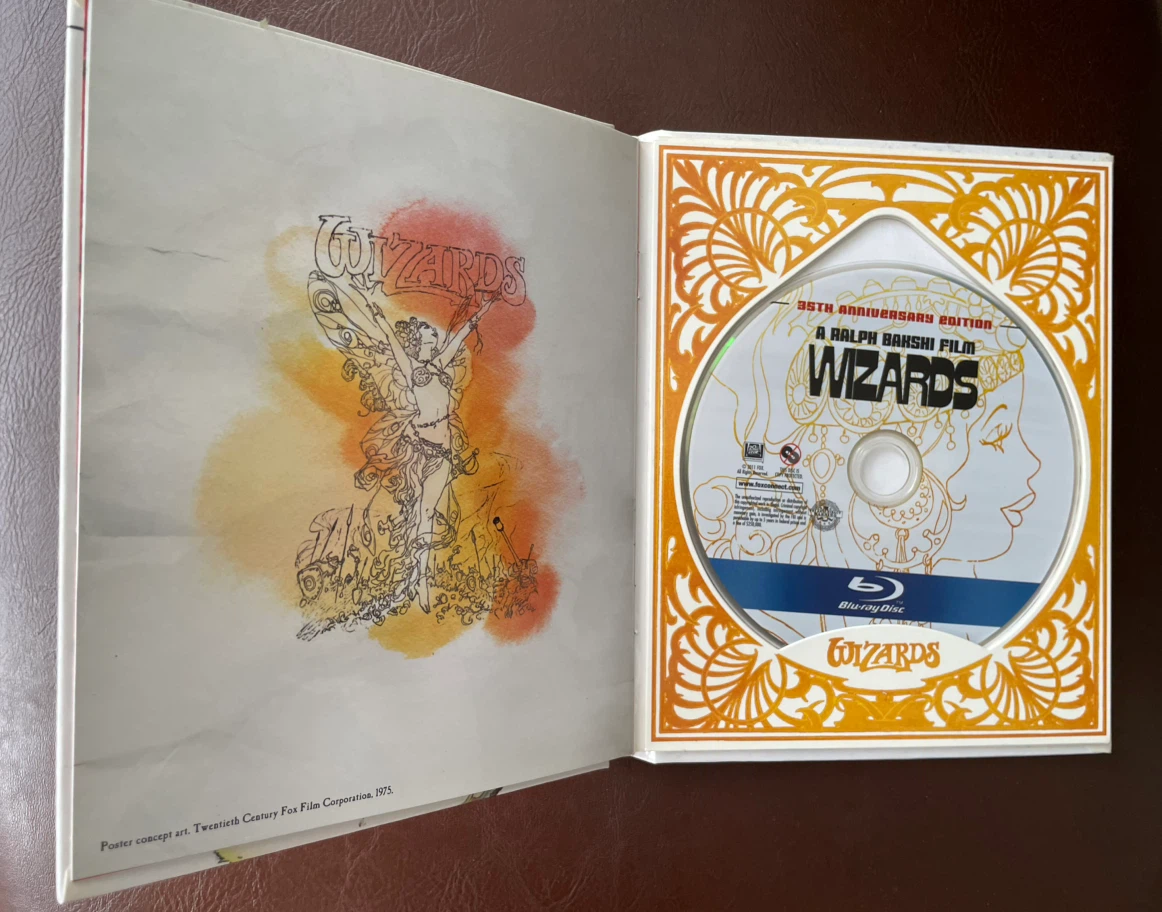 Wizards Blu Ray Digibook, Ultra Rare, Out Of Print - photo 3
