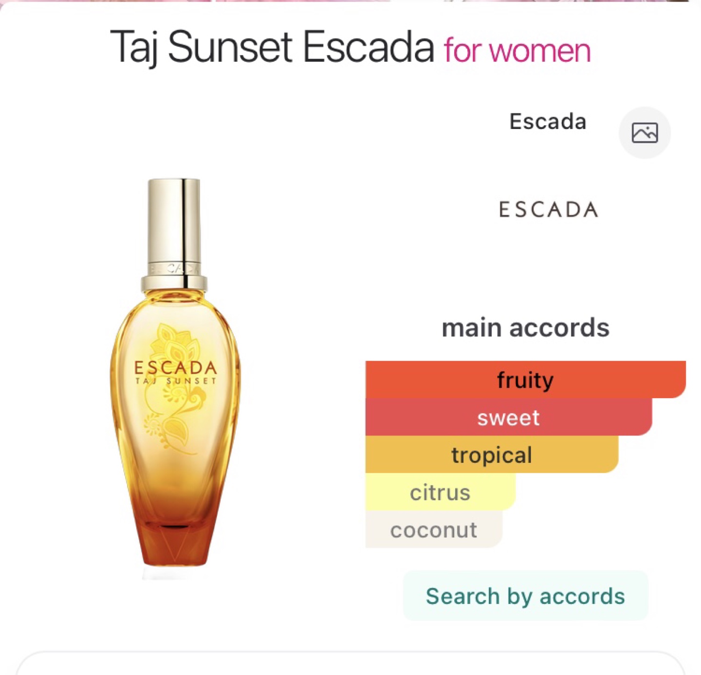 Escada Taj Sunset Eau de Toilette 50ml - photo 4