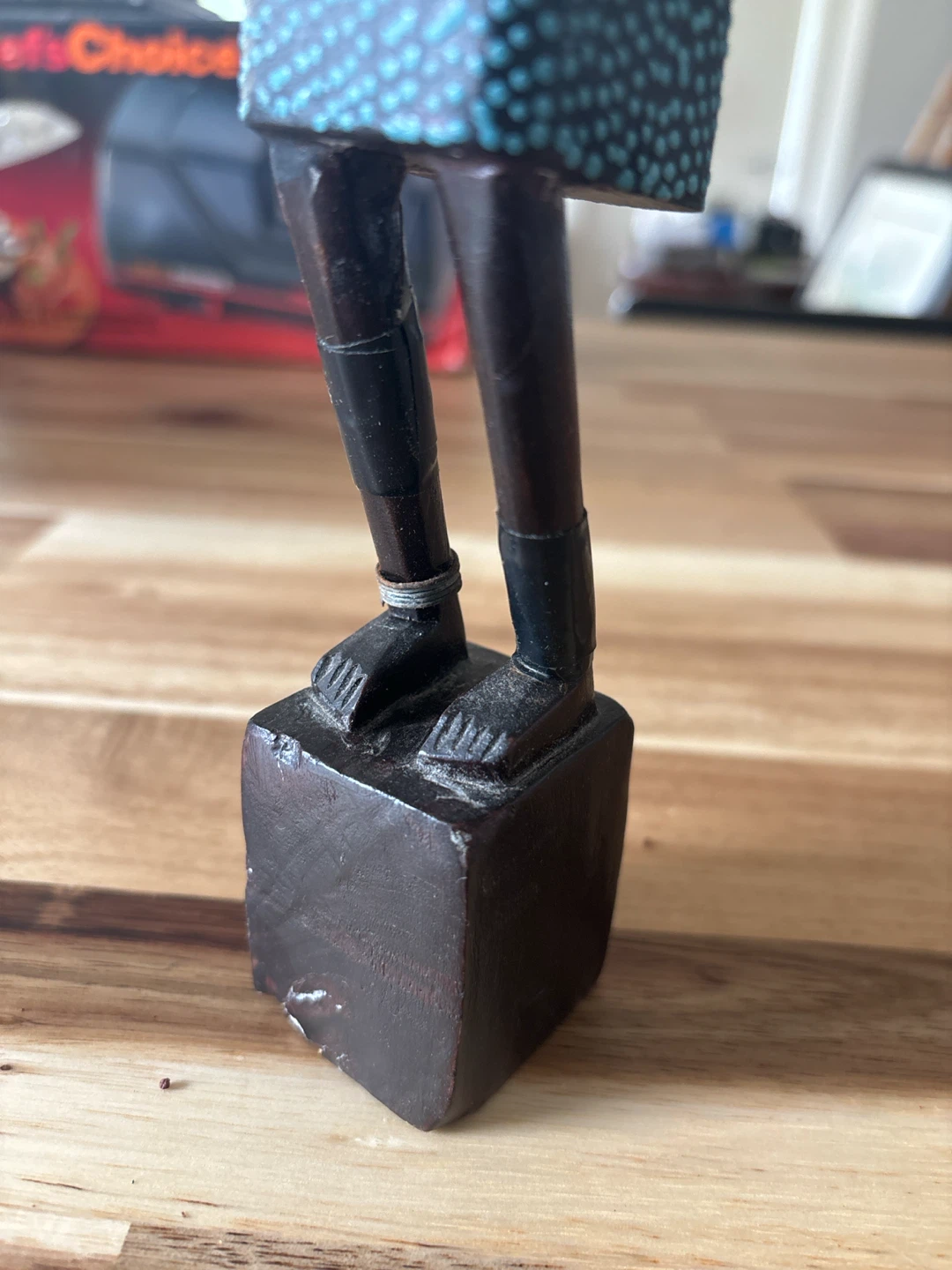 Hand-Carved Wooden Figurine - photo 2