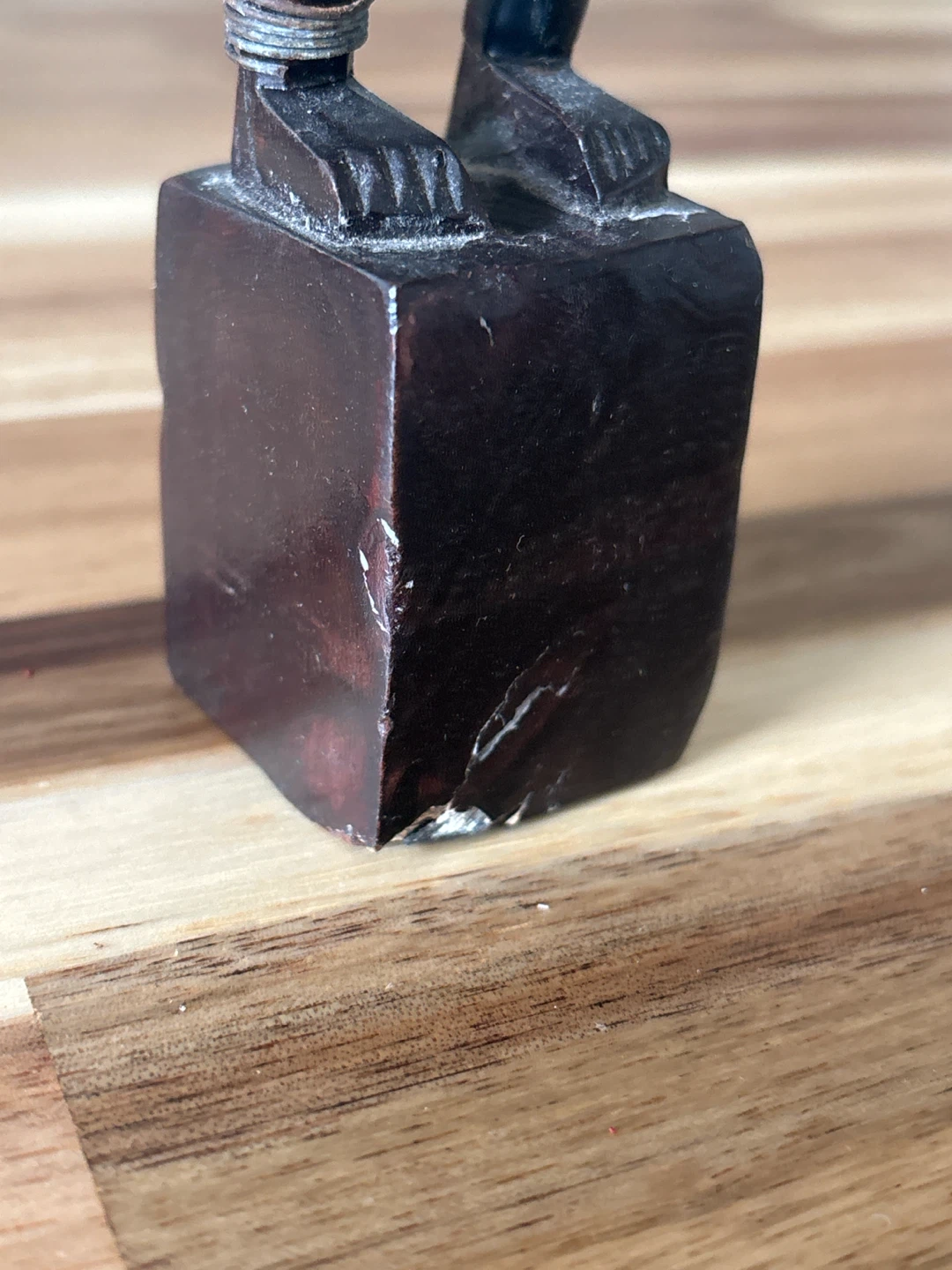 Hand-Carved Wooden Figurine - photo 3