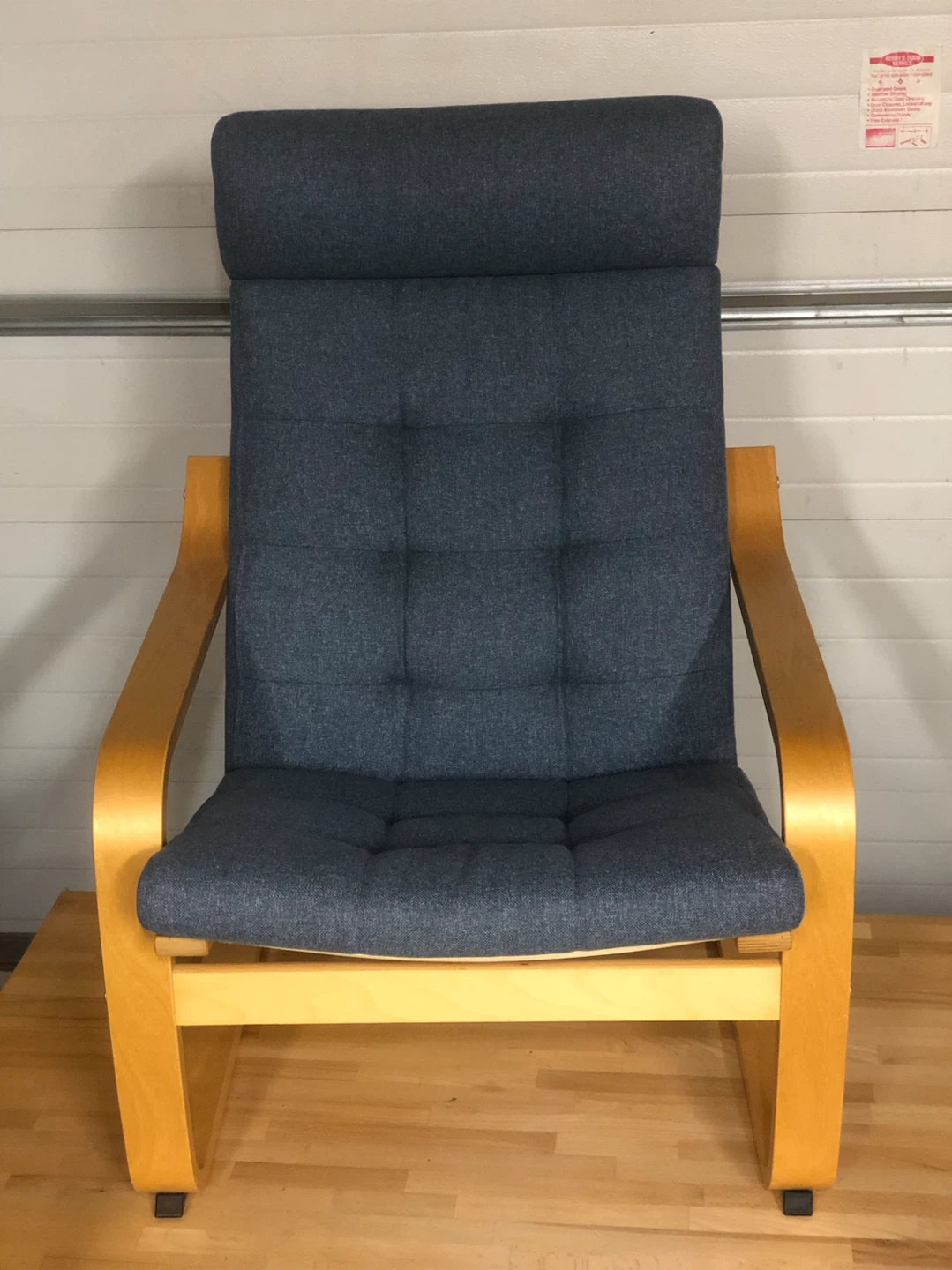 IKEA Poäng Armchair and Footstool - photo 2