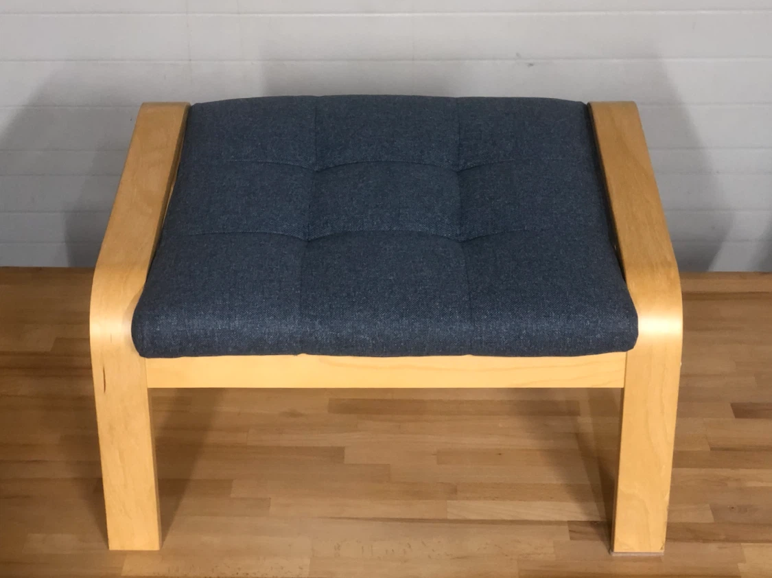 IKEA Poäng Armchair and Footstool - photo 3