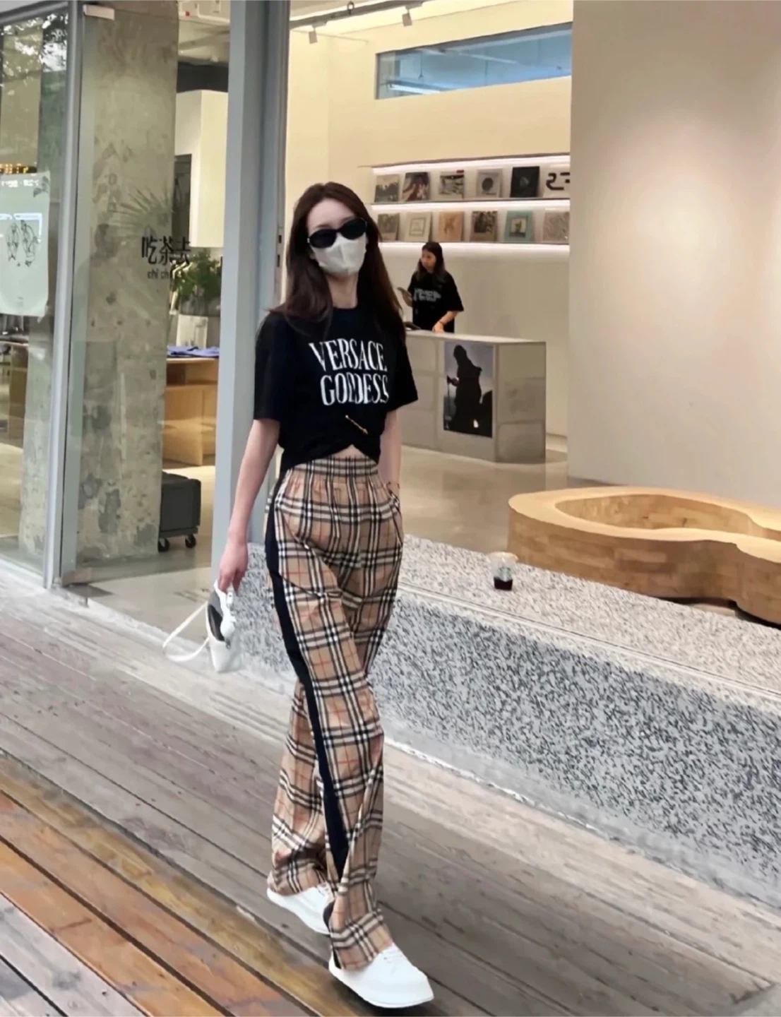 Authentic Burberry Check Track Pants